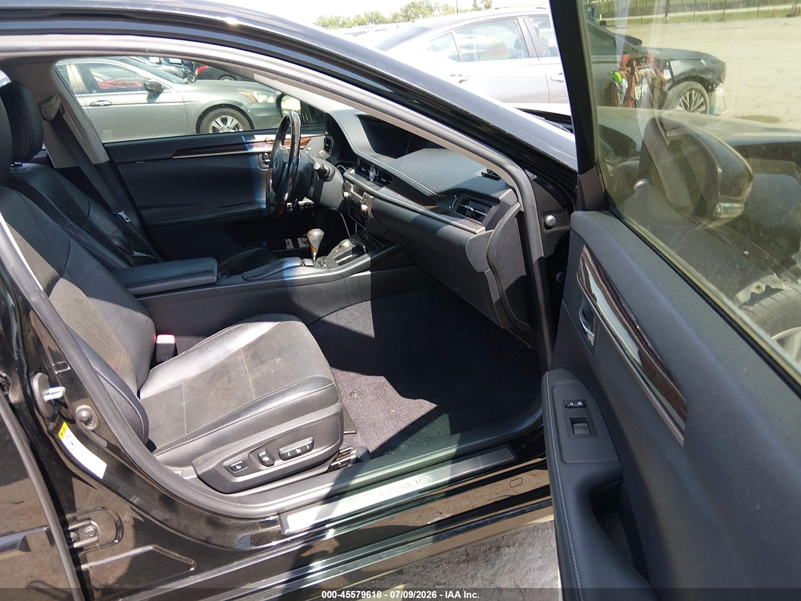 2013 Lexus Es 350   Black vin: JTHBK1GG2D2014468
