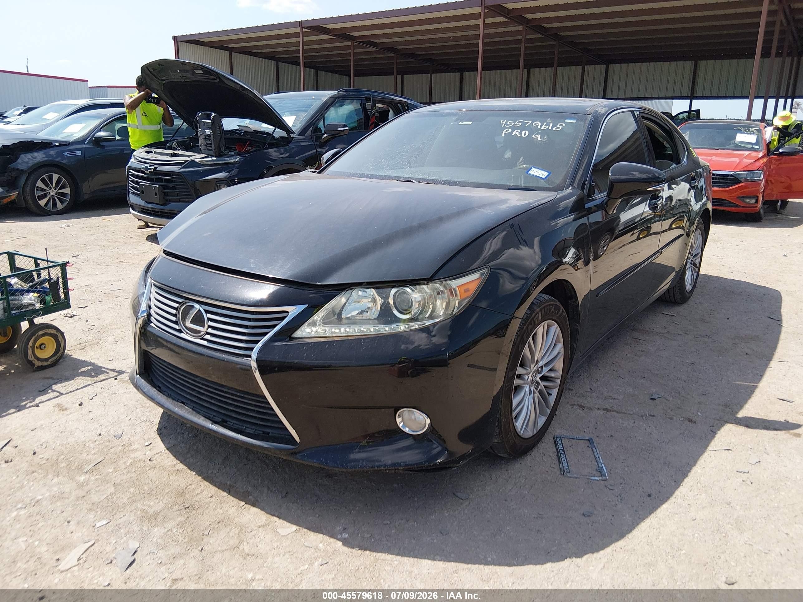 2013 Lexus Es 350   Black vin: JTHBK1GG2D2014468