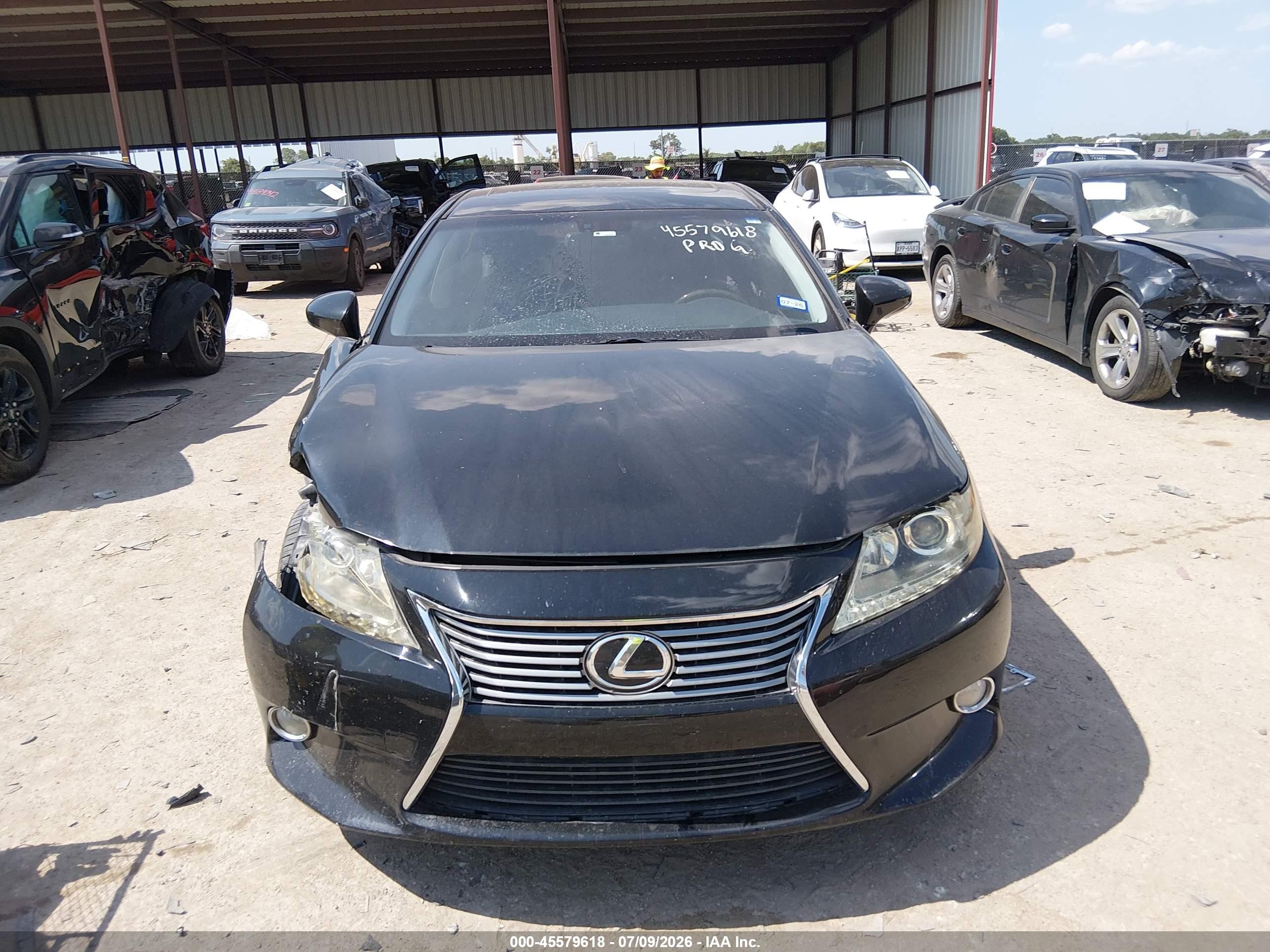 2013 Lexus Es 350   Black vin: JTHBK1GG2D2014468
