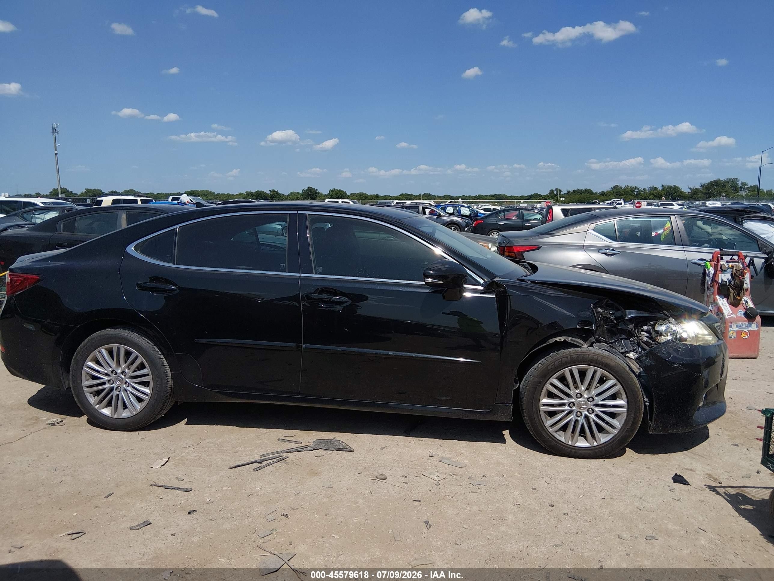 2013 Lexus Es 350   Black vin: JTHBK1GG2D2014468