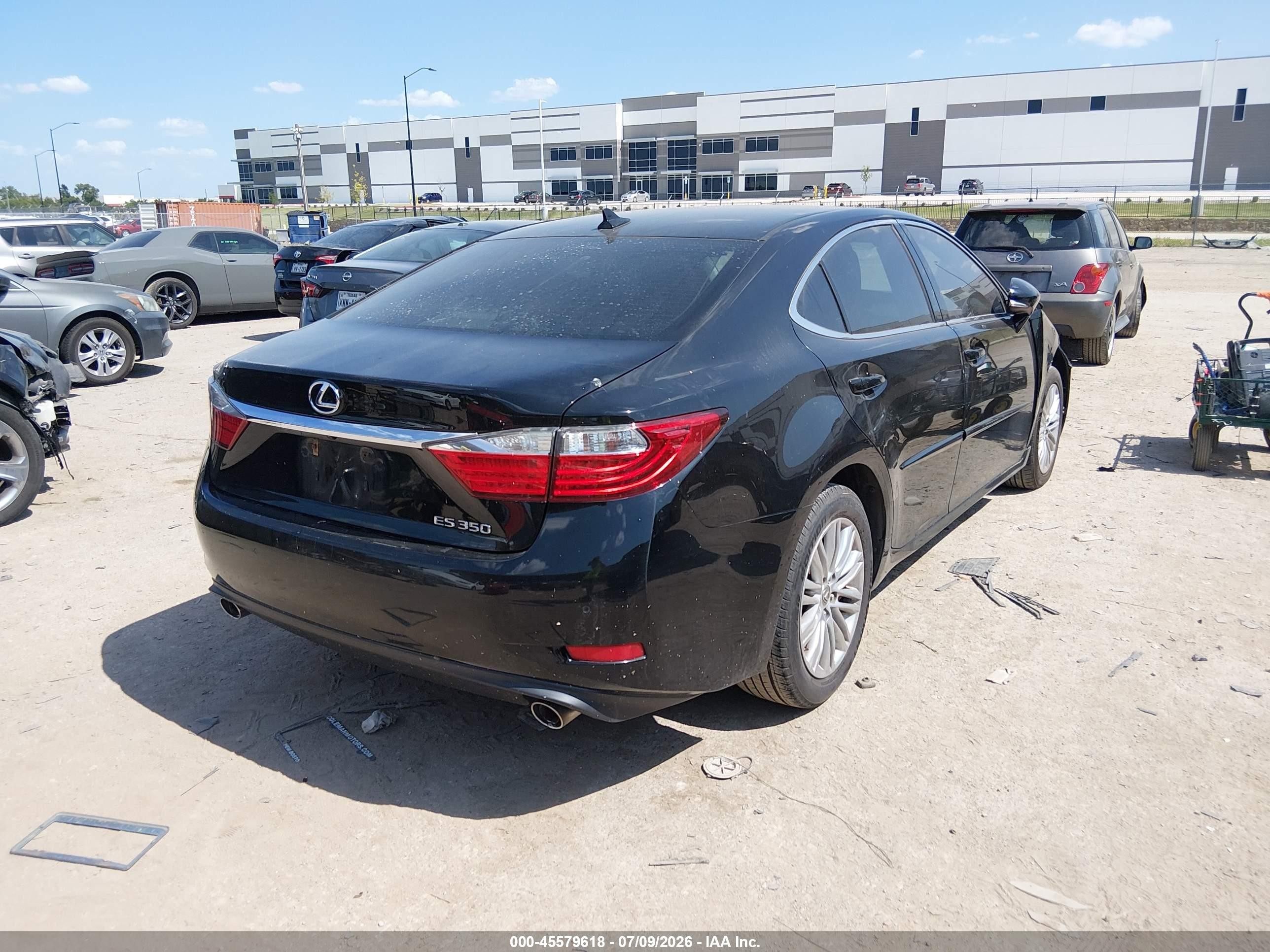 2013 Lexus Es 350   Black vin: JTHBK1GG2D2014468