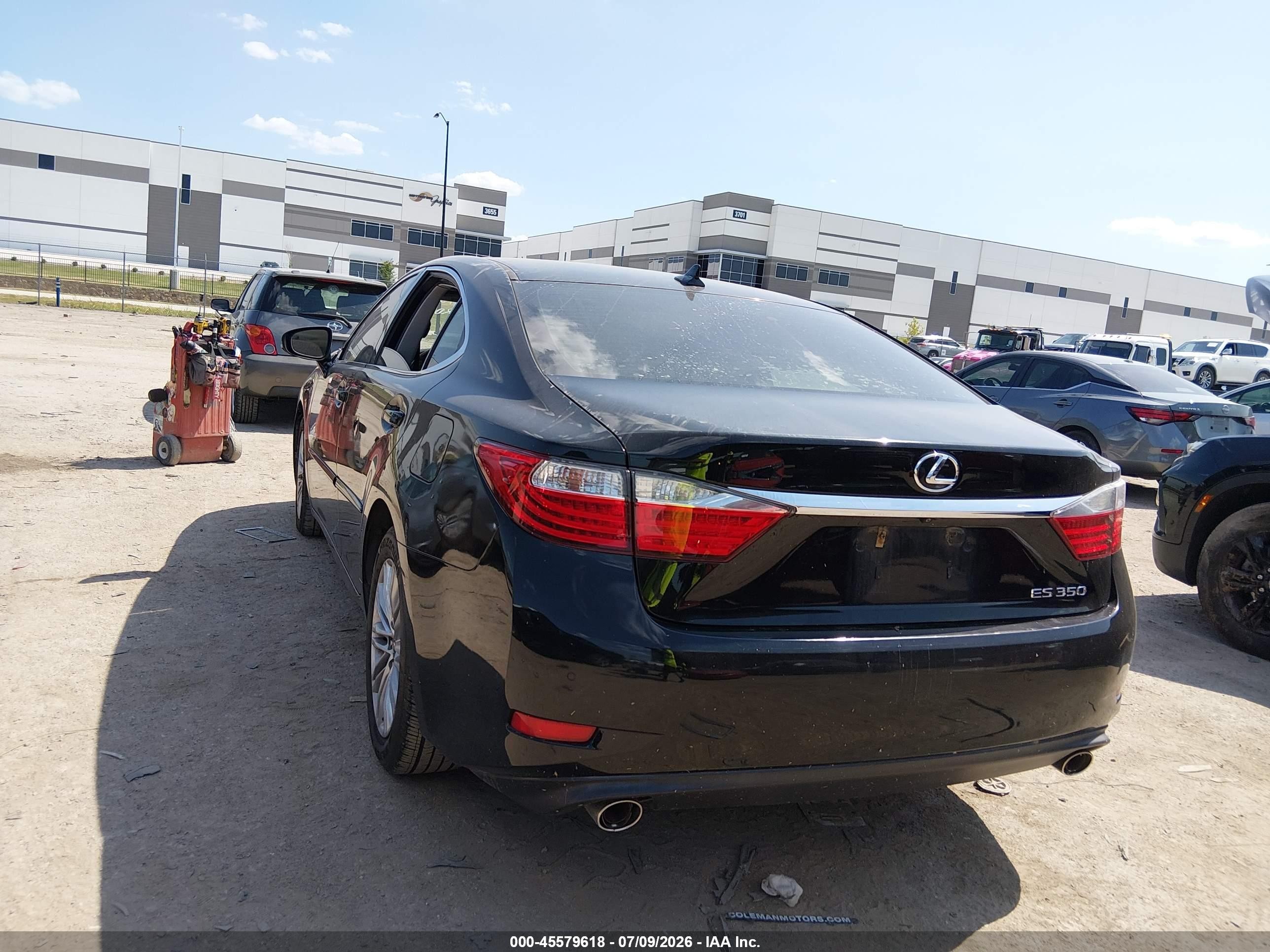 2013 Lexus Es 350   Black vin: JTHBK1GG2D2014468