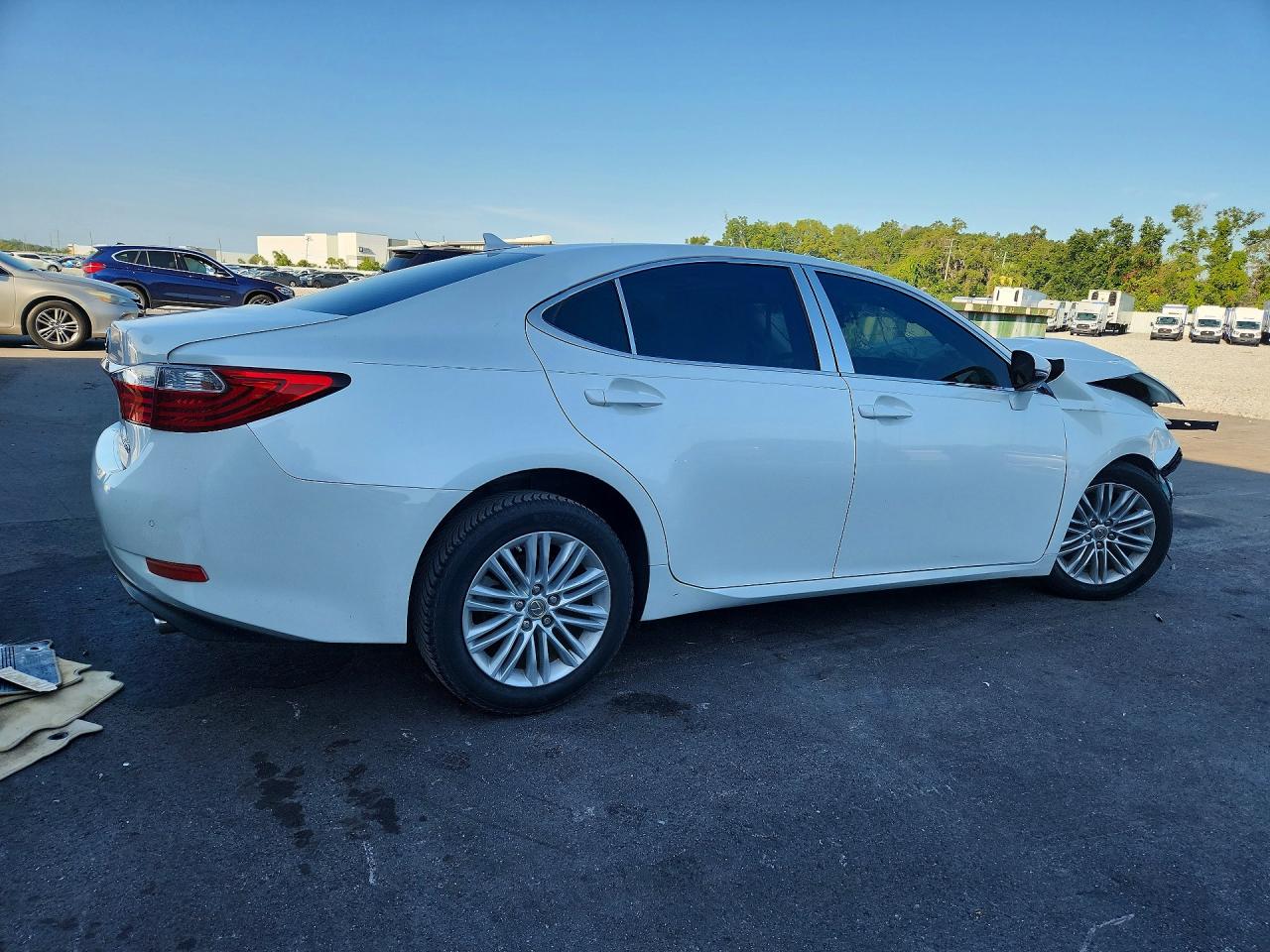 2013 Lexus Es 350 White vin: JTHBK1GG2D2014552