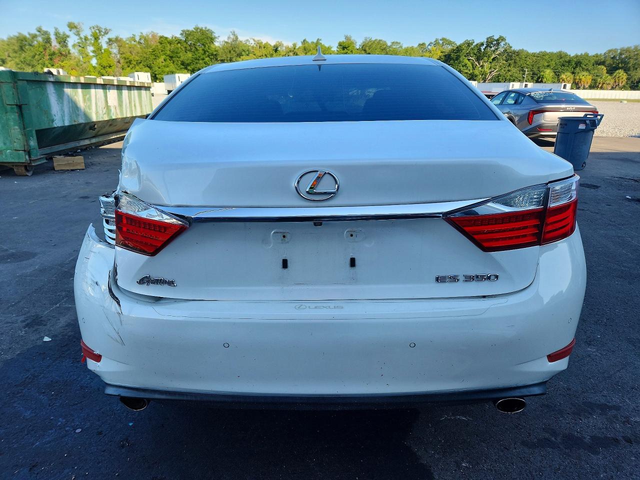 2013 Lexus Es 350 White vin: JTHBK1GG2D2014552