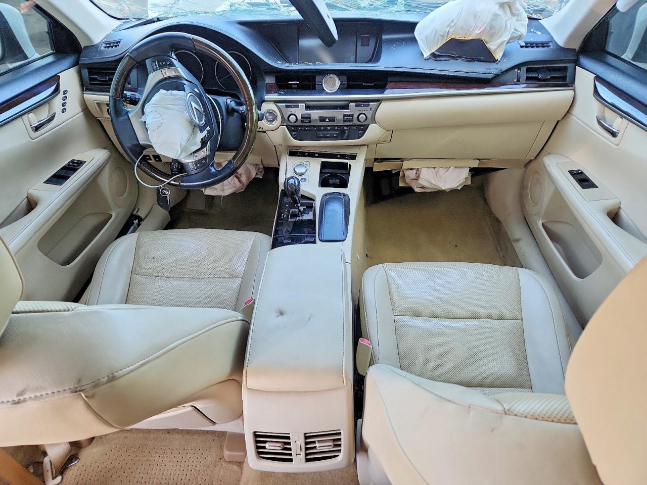 2013 Lexus Es 350 White vin: JTHBK1GG2D2014552
