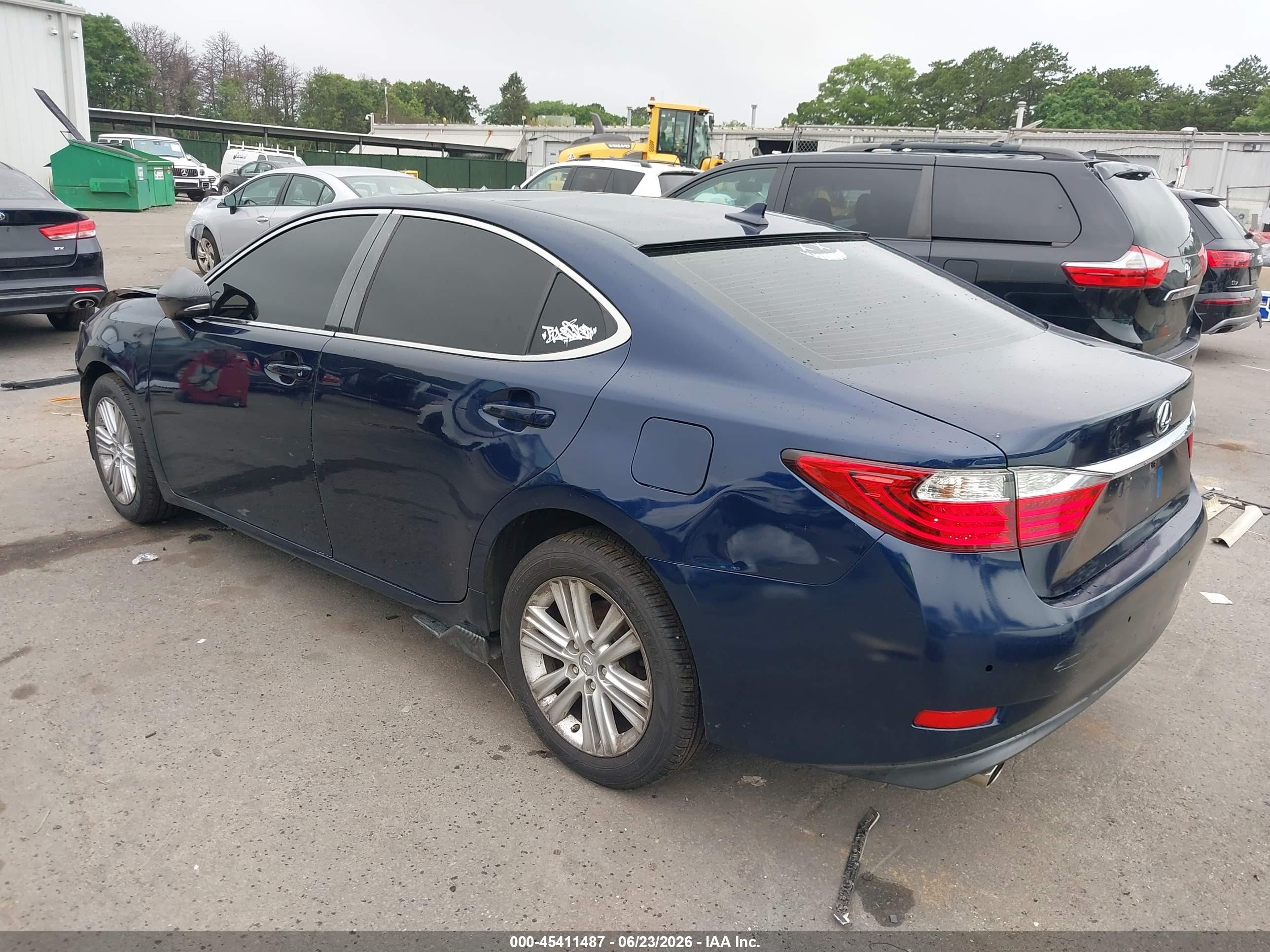 2013 Lexus Es 350   Blue vin: JTHBK1GG2D2027012