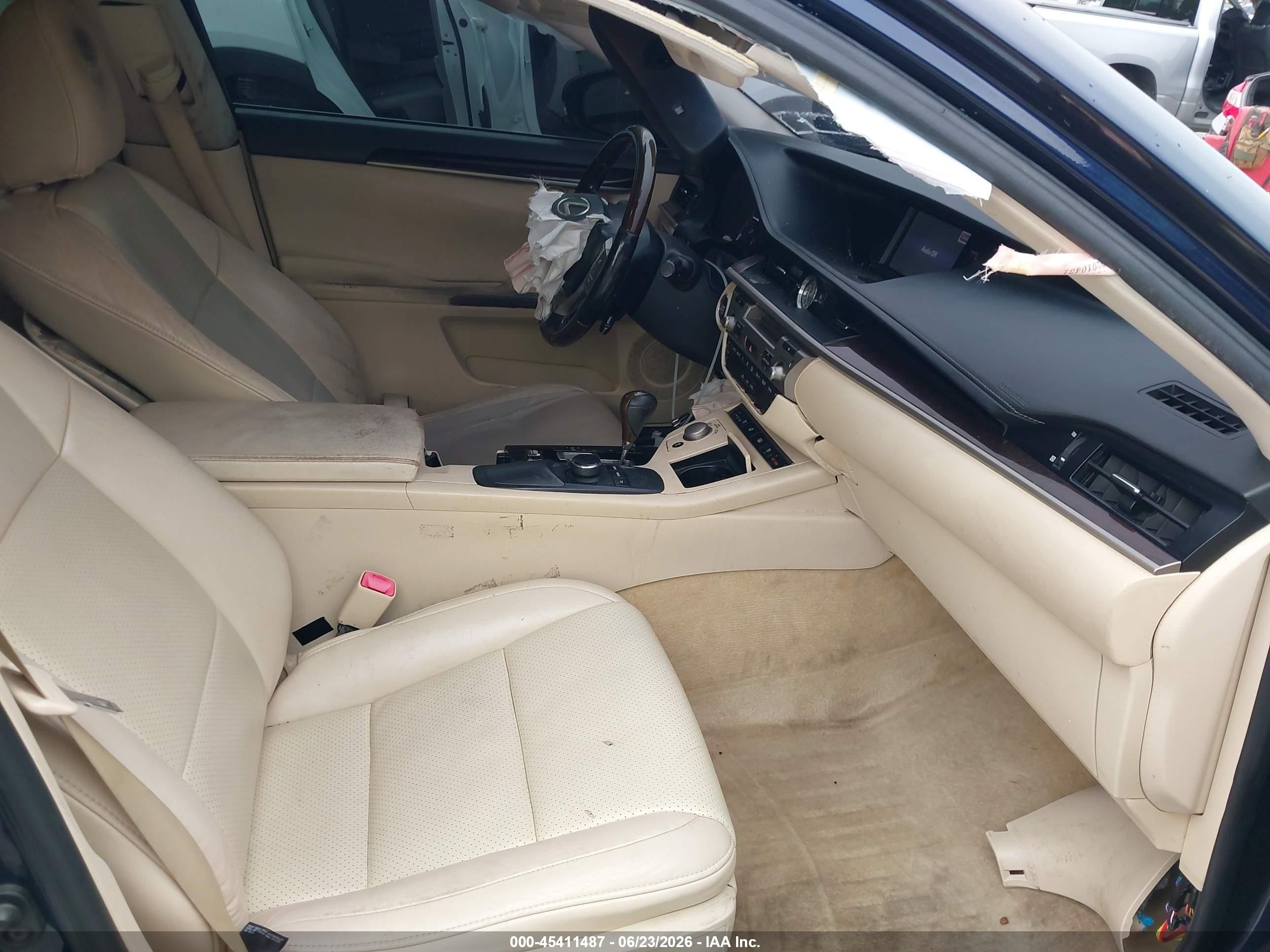 2013 Lexus Es 350   Blue vin: JTHBK1GG2D2027012