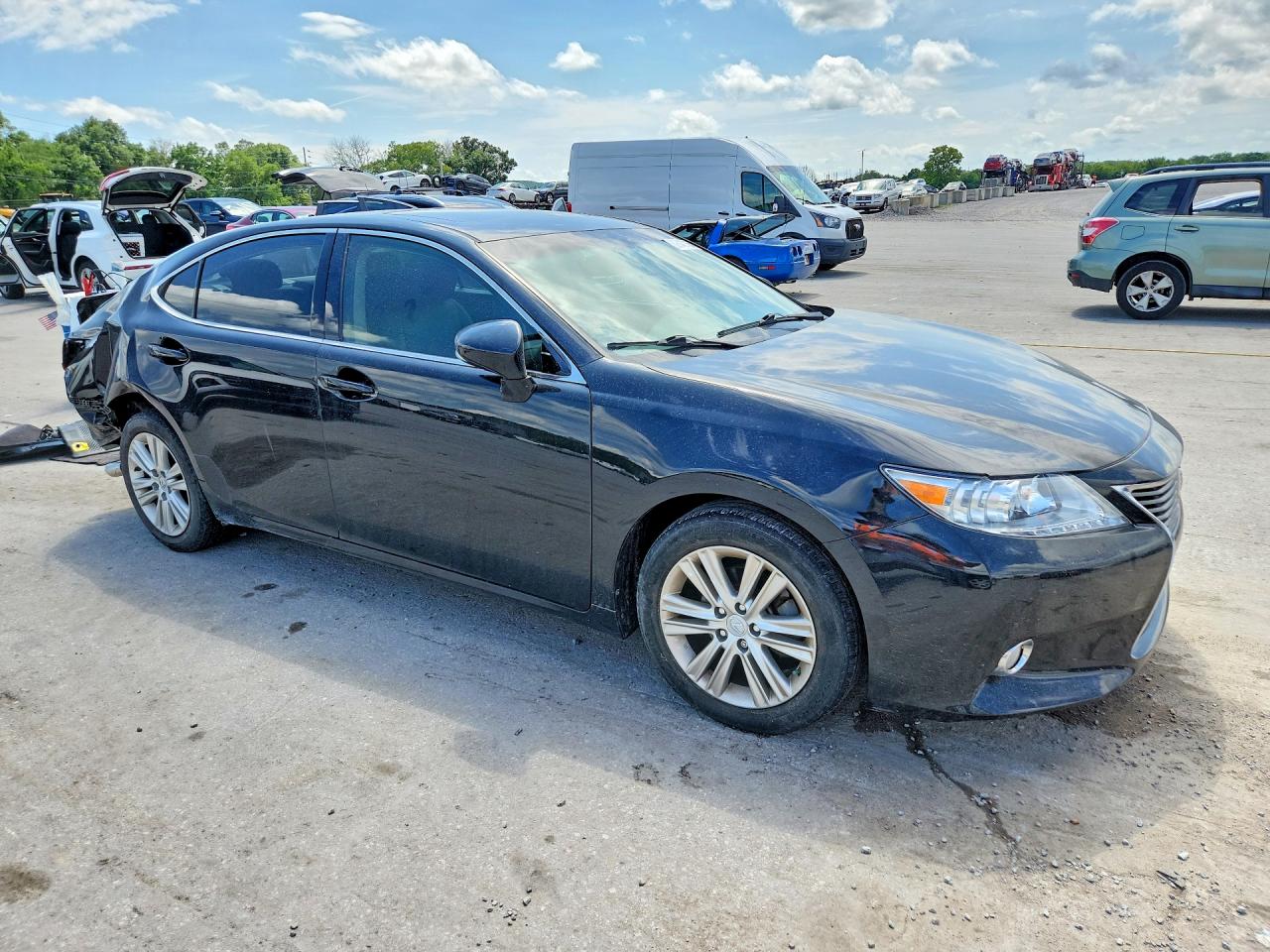 2013 Lexus Es 350 Черный vin: JTHBK1GG2D2032789