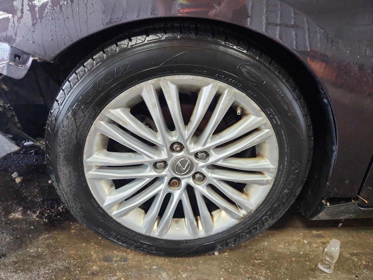 2013 Lexus Es 350 Base Black vin: JTHBK1GG2D2034641 Damage: Left Front Wheel, Curb Rash, > 12 Inches