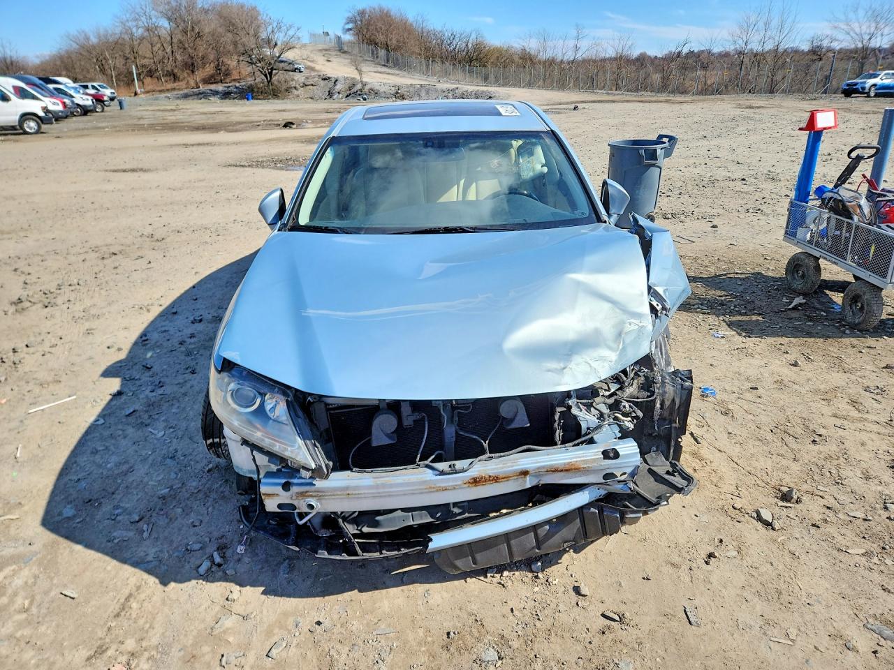 2013 Lexus Es 350 Base Blue vin: JTHBK1GG2D2035708