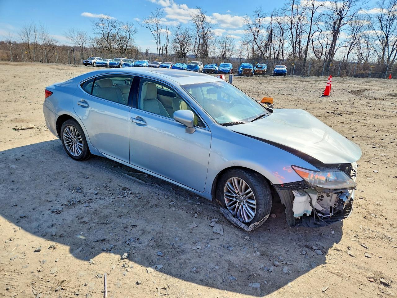 2013 Lexus Es 350 Base Blue vin: JTHBK1GG2D2035708