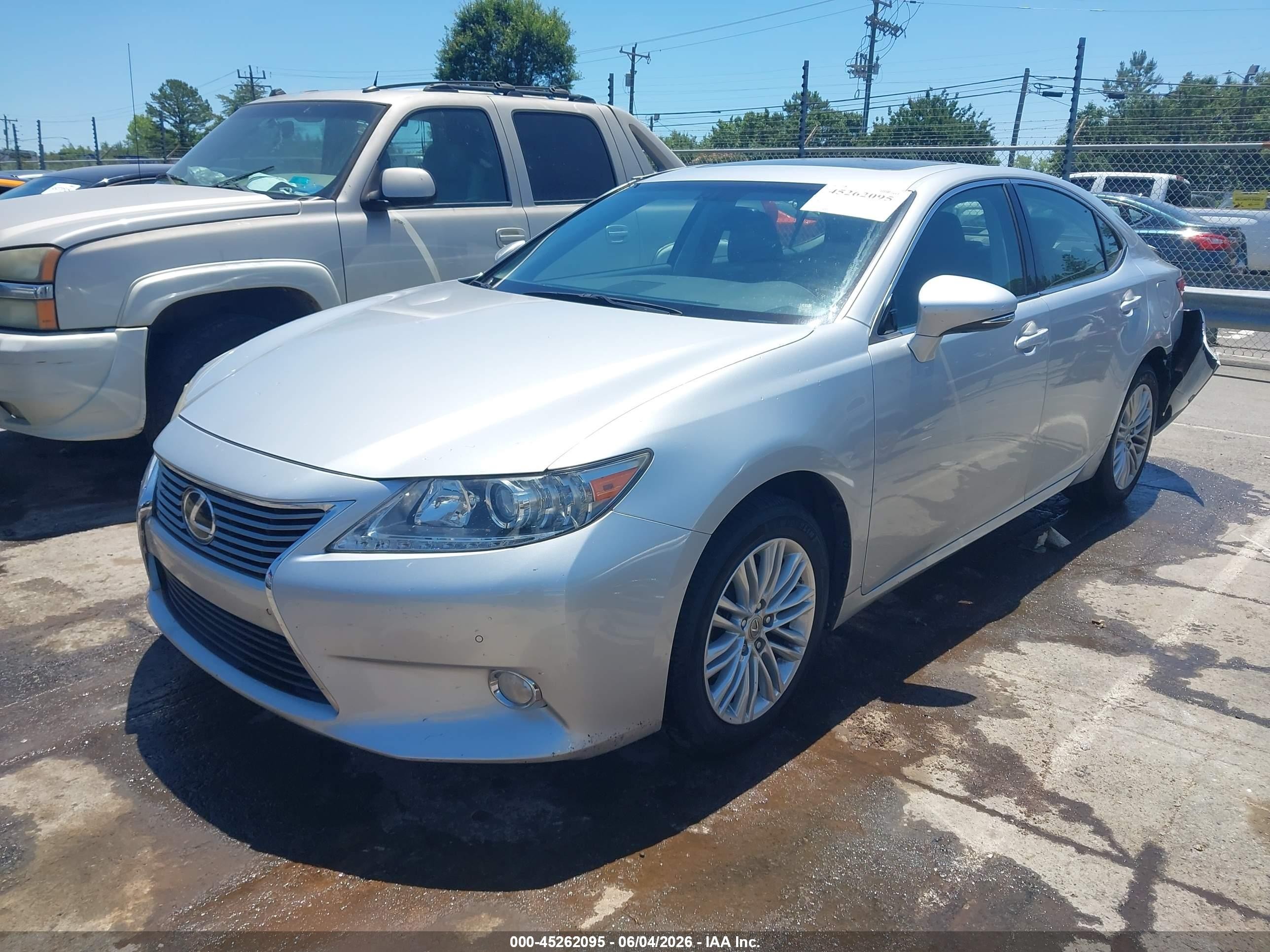 2013 Lexus Es 350 White vin: JTHBK1GG2D2037345