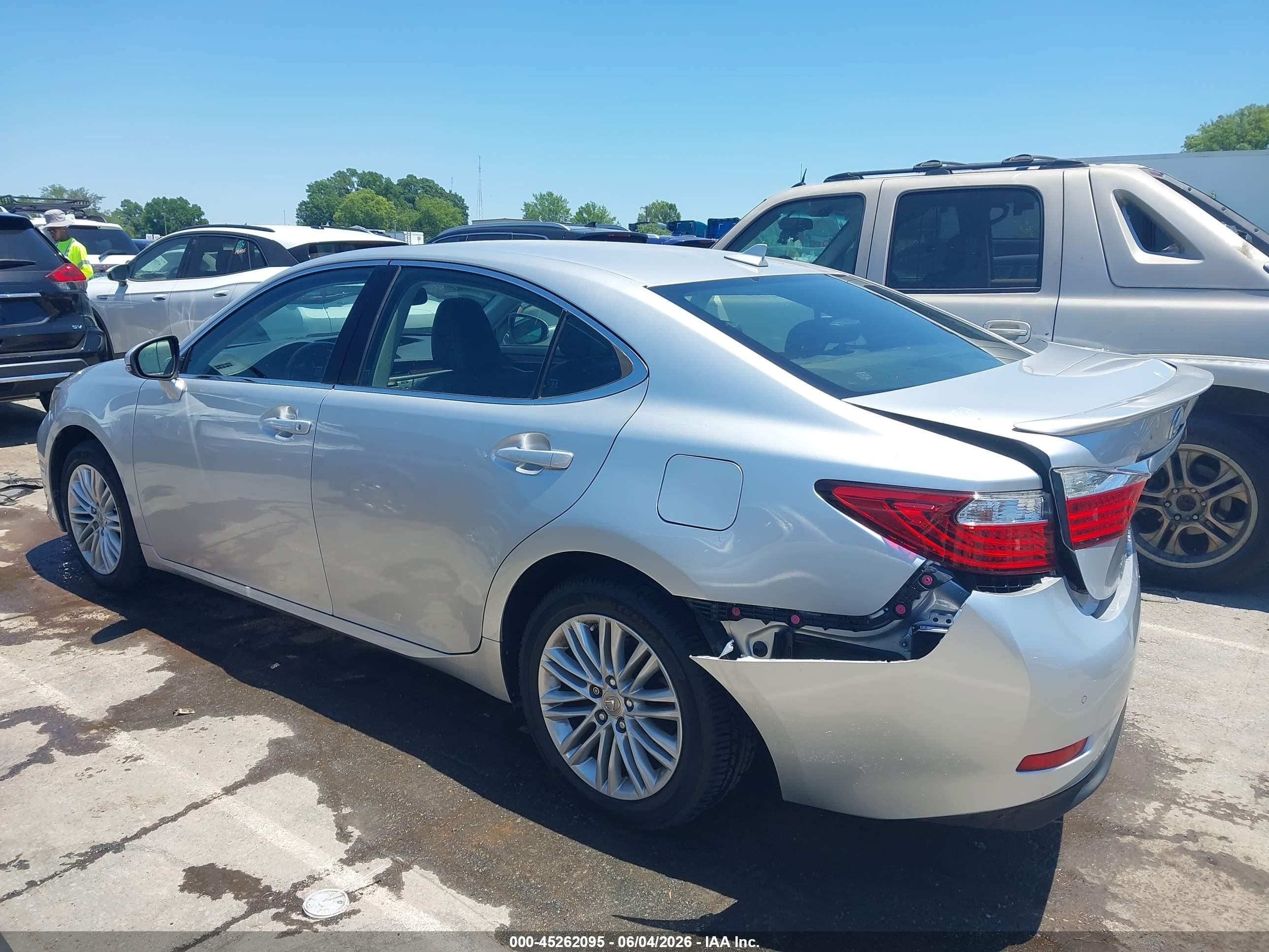 2013 Lexus Es 350 White vin: JTHBK1GG2D2037345