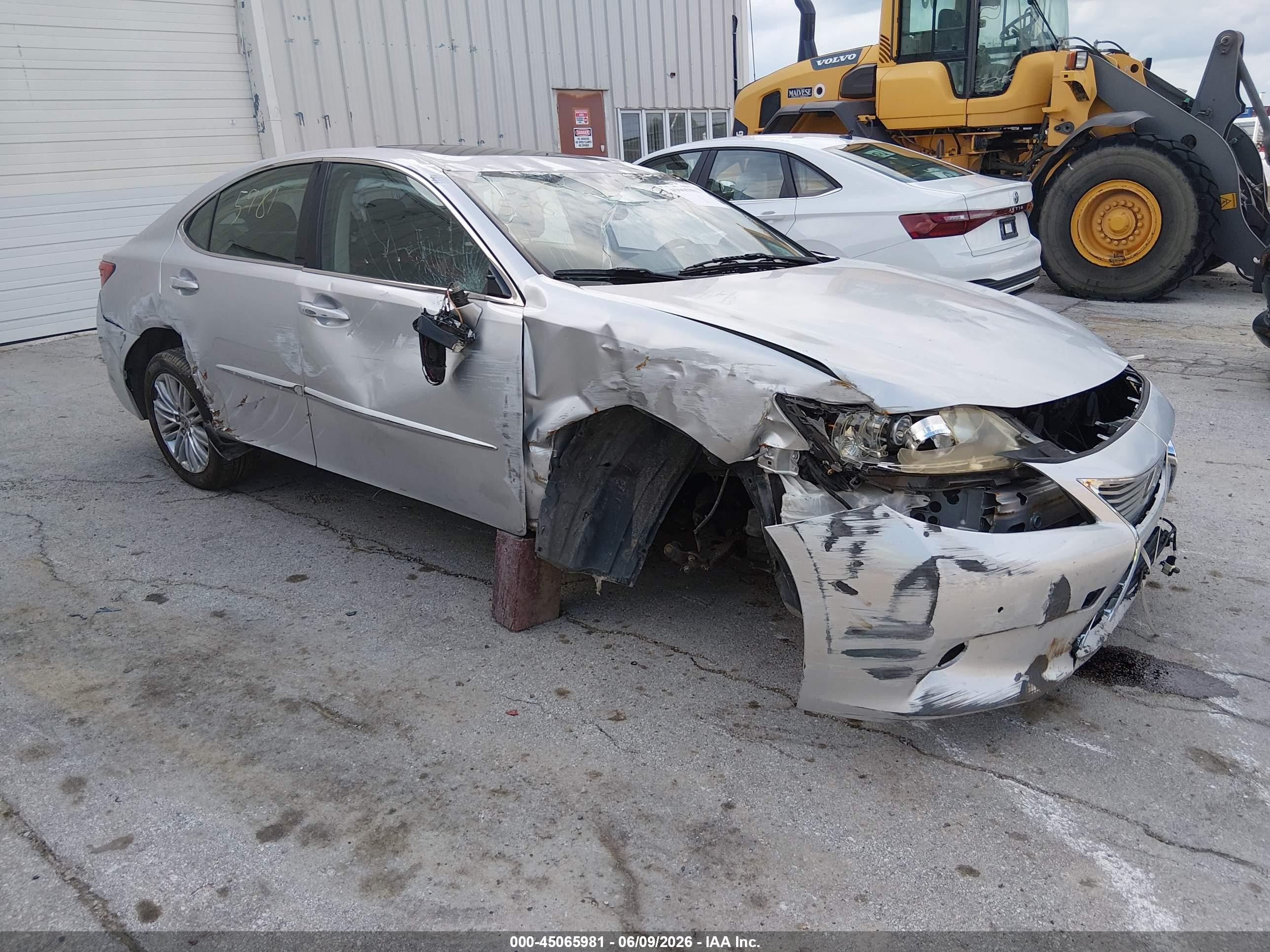 2013 Lexus Es 350   Silver vin: JTHBK1GG2D2043890