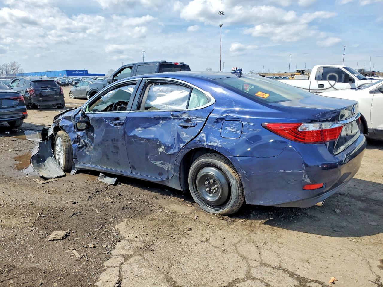 2013 Lexus Es 350 Base Синий vin: JTHBK1GG2D2050645