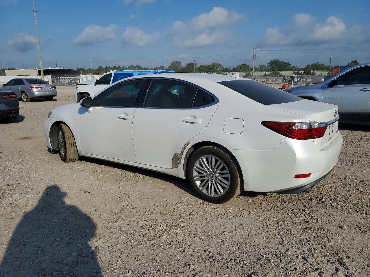 2013 Lexus Es 350 White vin: JTHBK1GG2D2057174