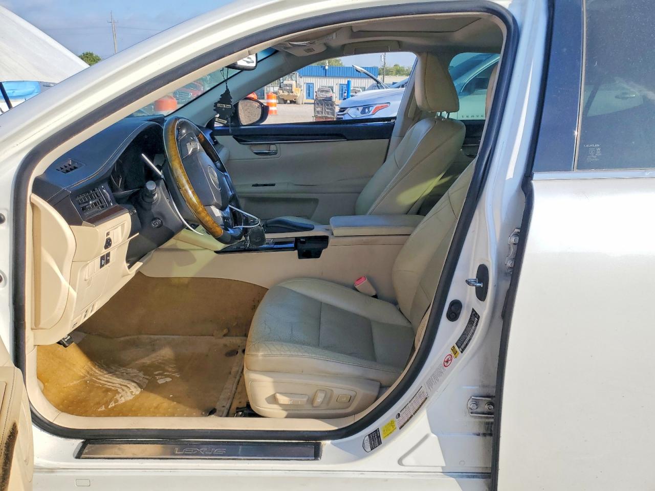 2013 Lexus Es 350 White vin: JTHBK1GG2D2057174