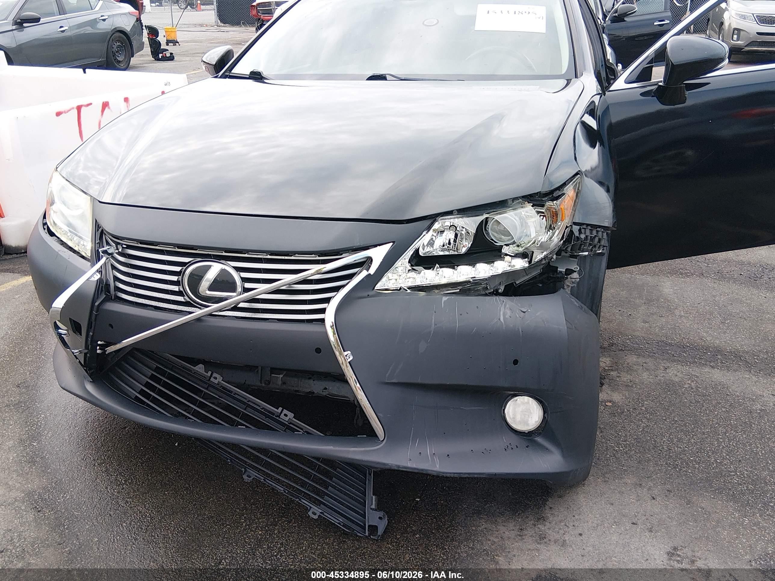 2013 Lexus Es 350   Black vin: JTHBK1GG2D2060494