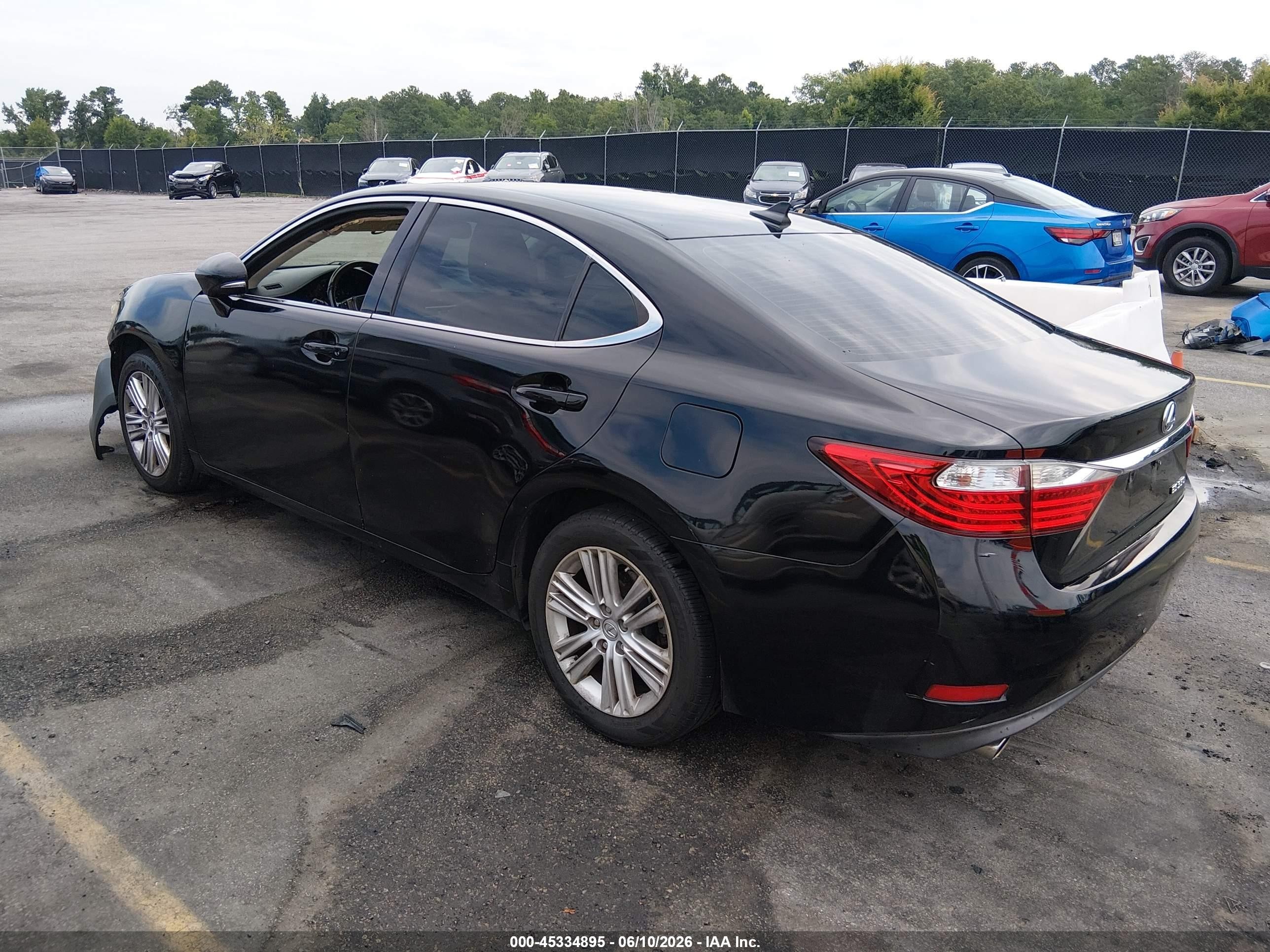 2013 Lexus Es 350   Black vin: JTHBK1GG2D2060494
