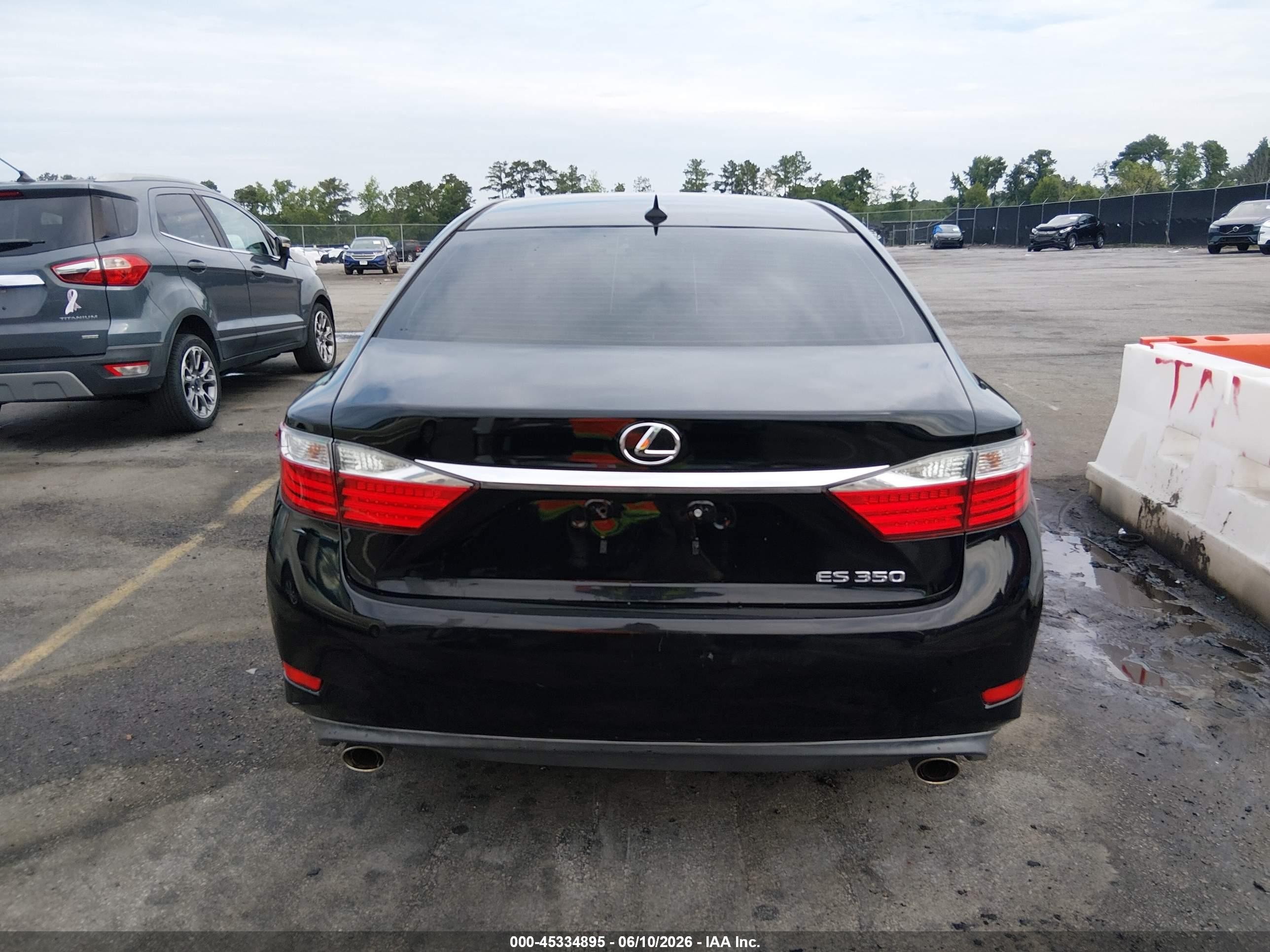 2013 Lexus Es 350   Black vin: JTHBK1GG2D2060494