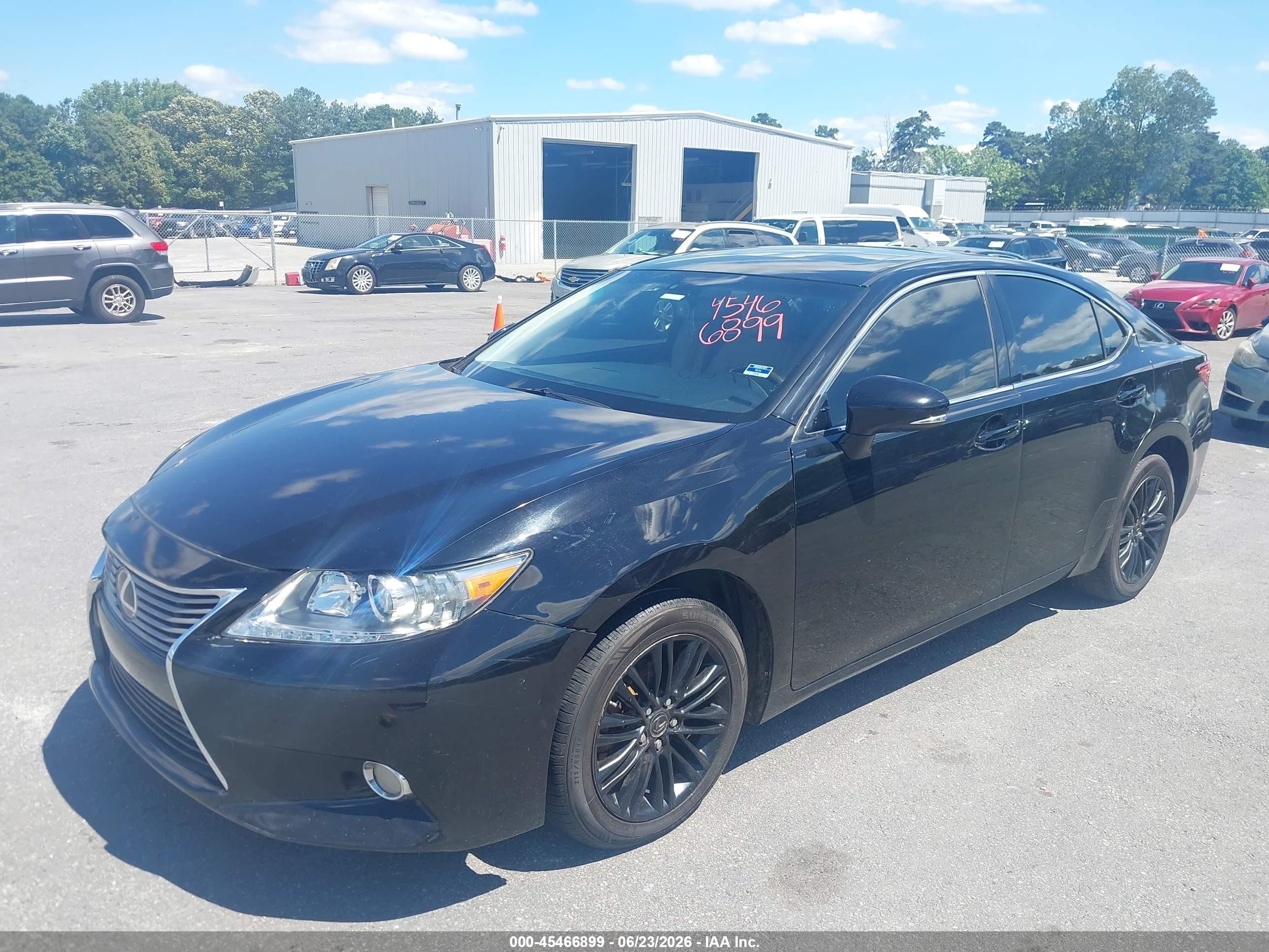 2013 Lexus Es 350   Black vin: JTHBK1GG2D2070930