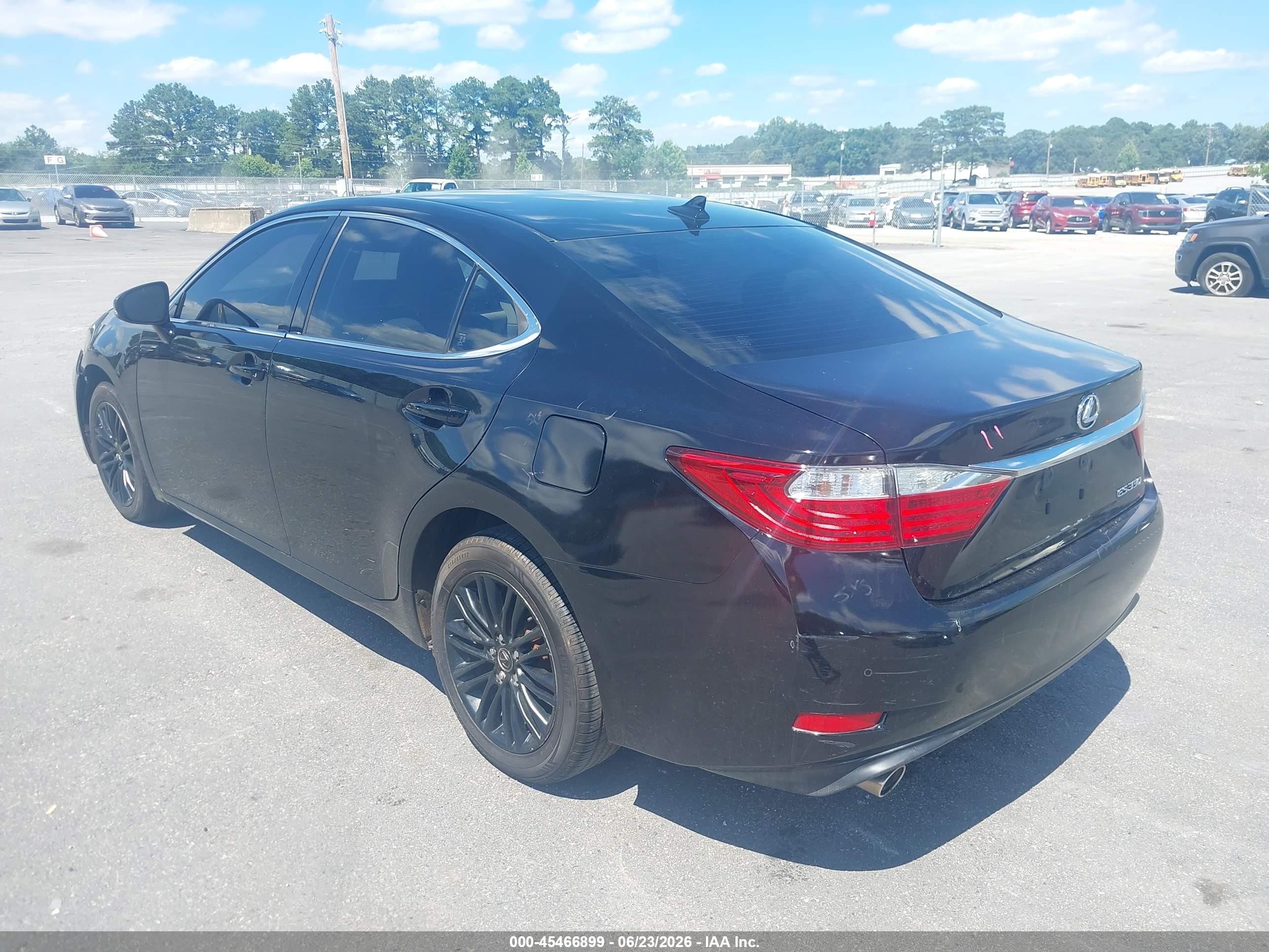2013 Lexus Es 350   Black vin: JTHBK1GG2D2070930