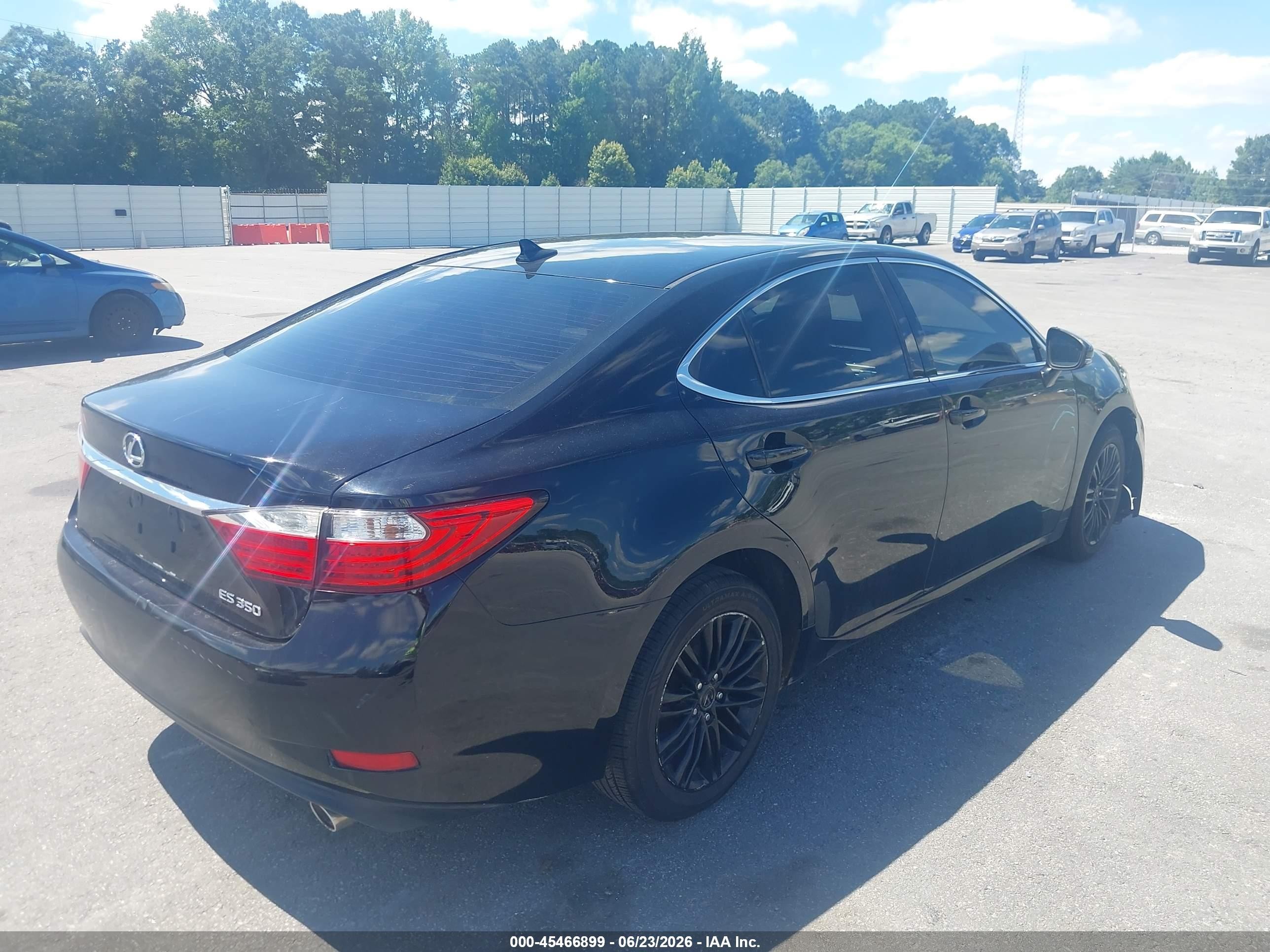 2013 Lexus Es 350   Black vin: JTHBK1GG2D2070930