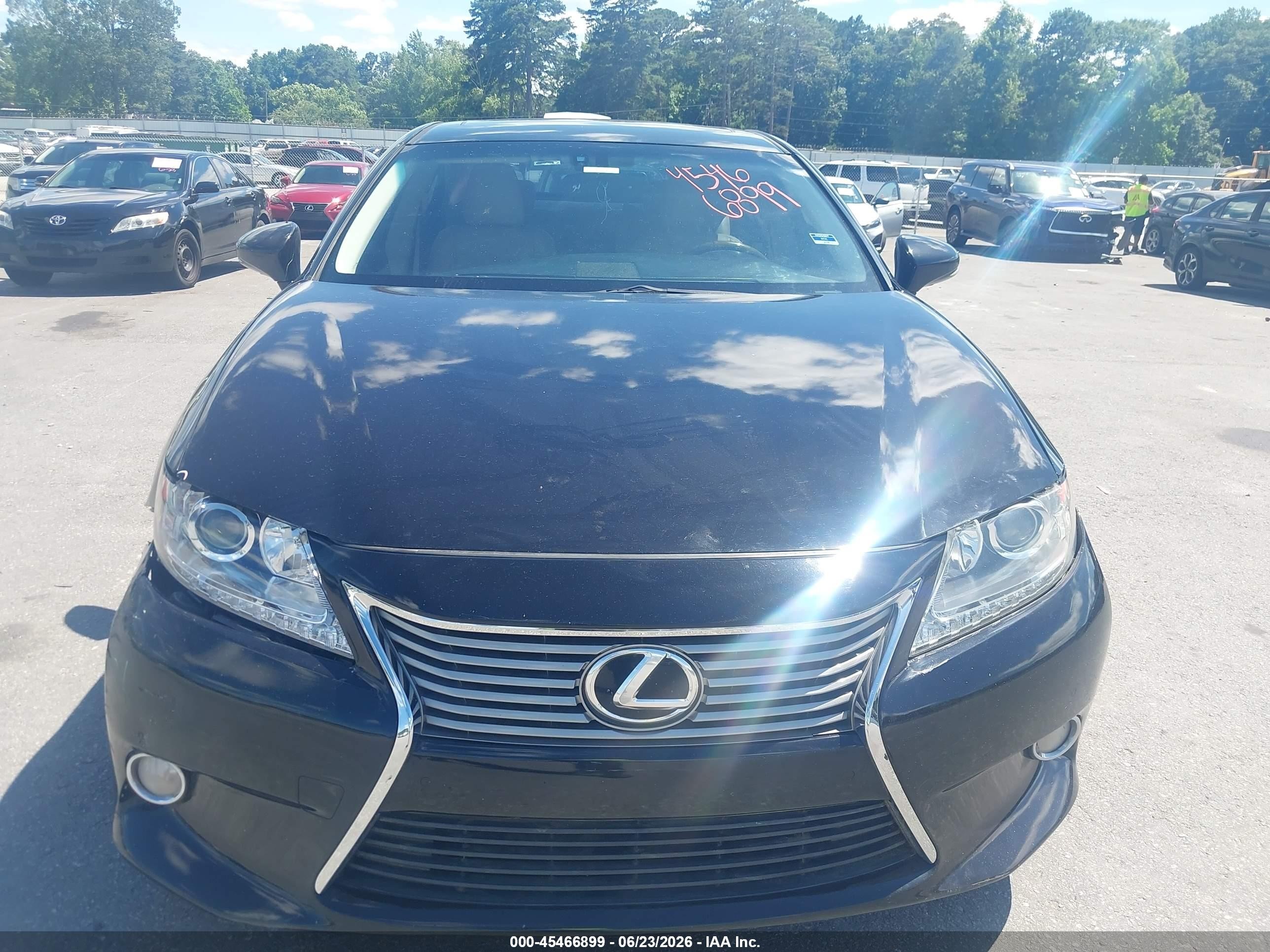 2013 Lexus Es 350   Black vin: JTHBK1GG2D2070930