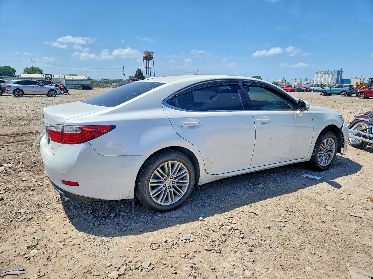 2013 Lexus Es 350 White vin: JTHBK1GG2D2073987