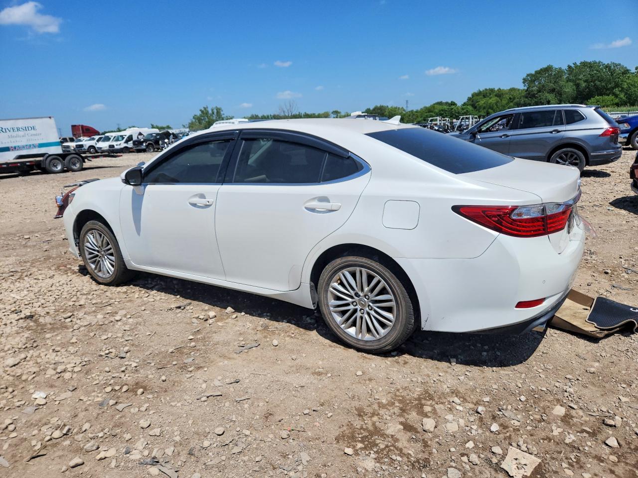 2013 Lexus Es 350 White vin: JTHBK1GG2D2073987