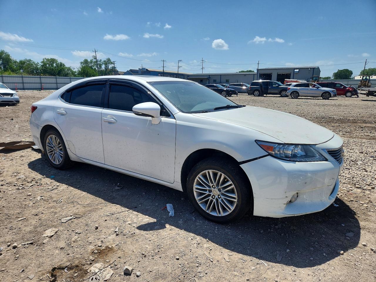 2013 Lexus Es 350 White vin: JTHBK1GG2D2073987