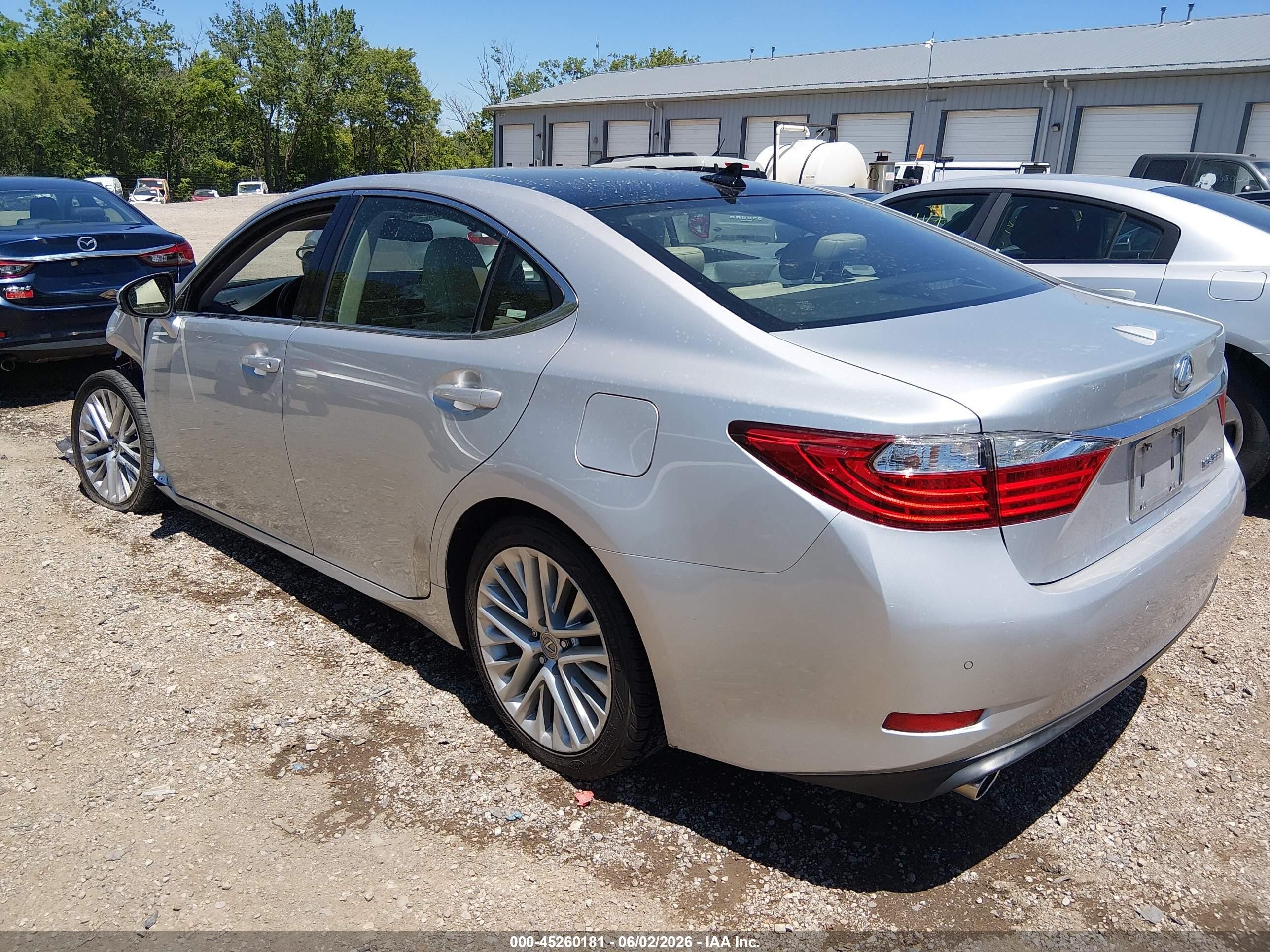 2014 Lexus Es 350   Silver vin: JTHBK1GG2E2086143