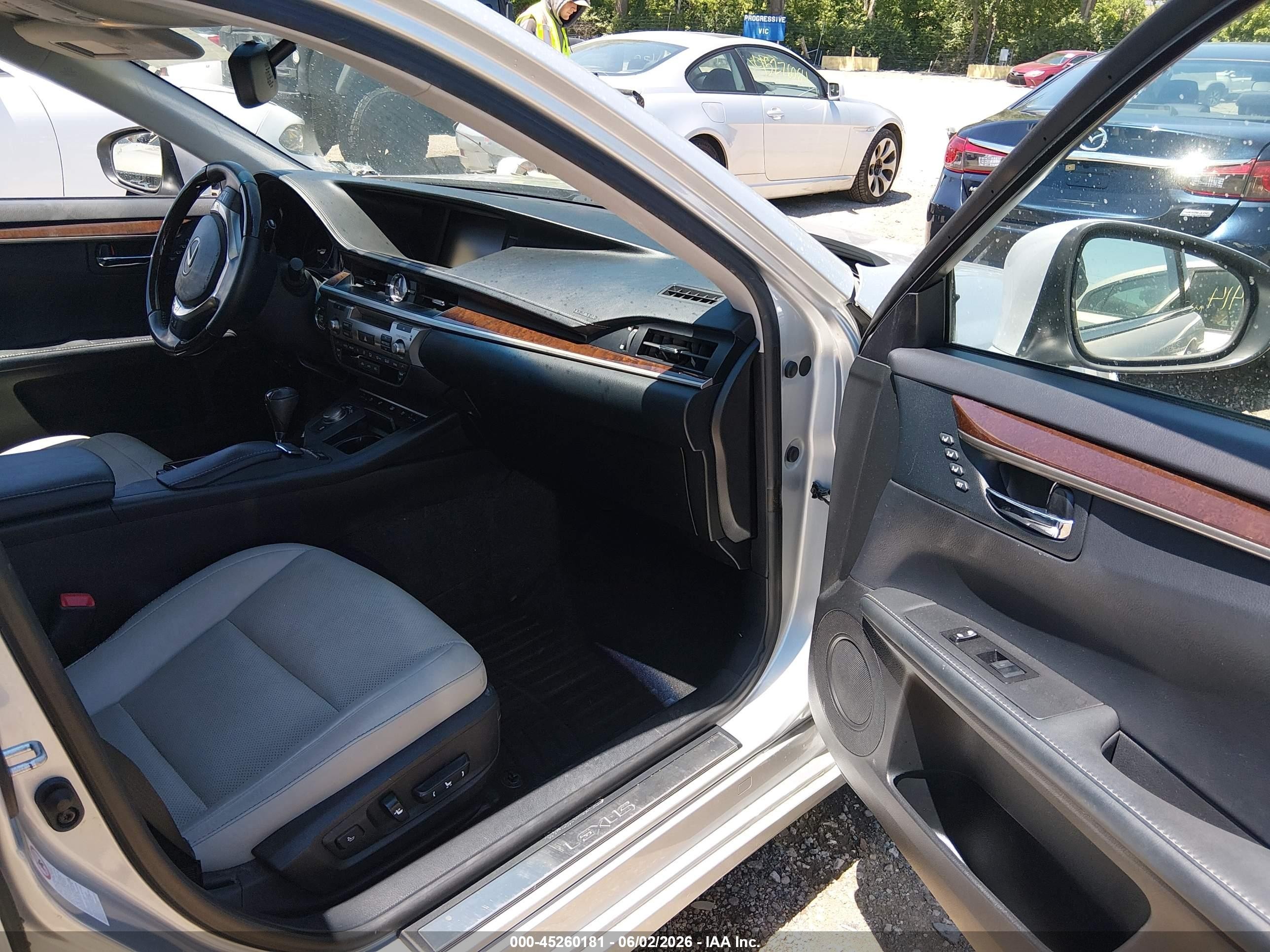 2014 Lexus Es 350   Silver vin: JTHBK1GG2E2086143