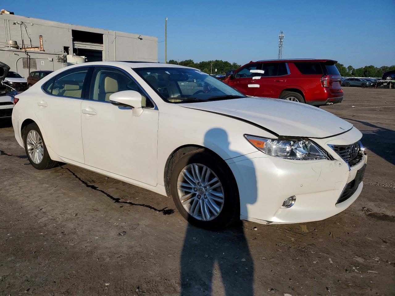 2014 Lexus Es 350 White vin: JTHBK1GG2E2099460