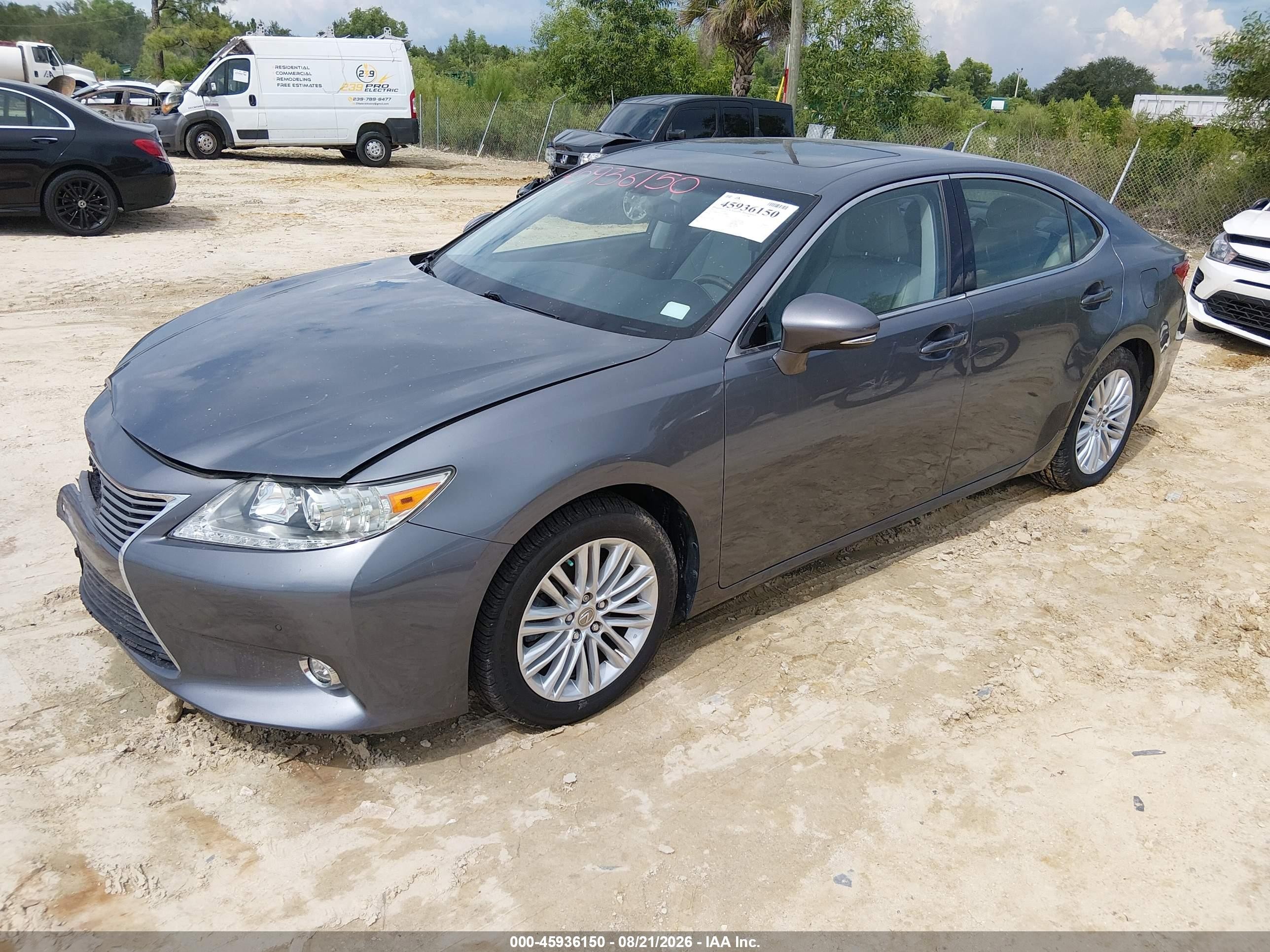2014 Lexus Es 350   Gray vin: JTHBK1GG2E2109484