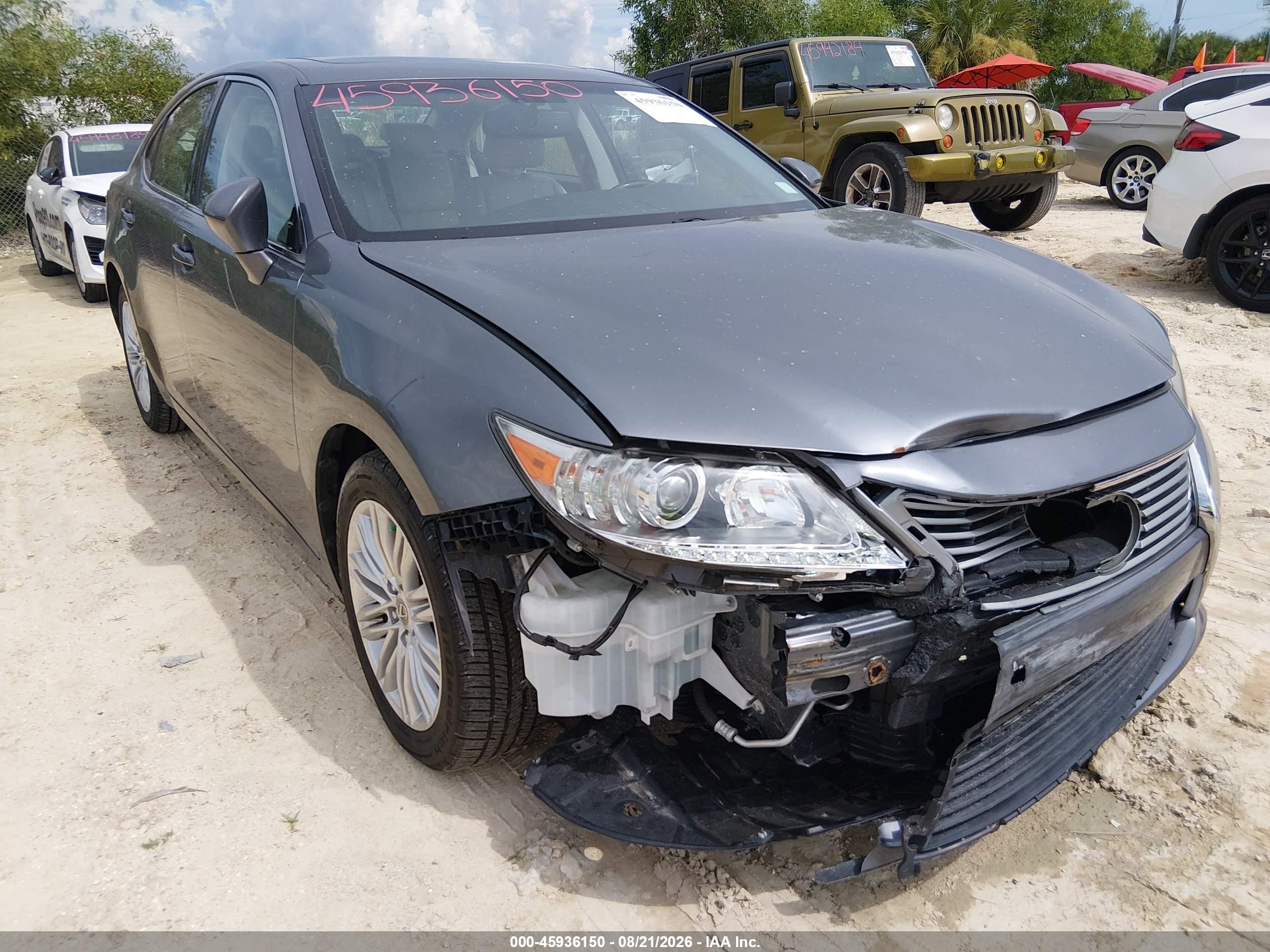 2014 Lexus Es 350   Gray vin: JTHBK1GG2E2109484