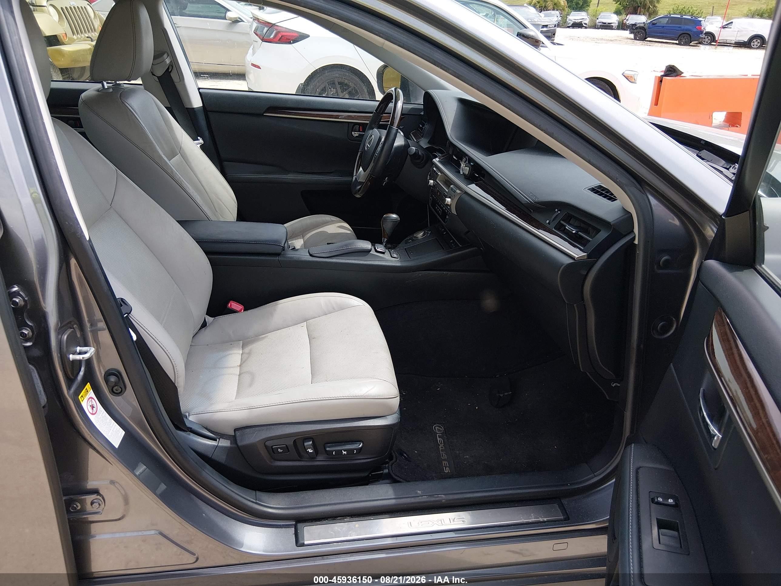 2014 Lexus Es 350   Gray vin: JTHBK1GG2E2109484