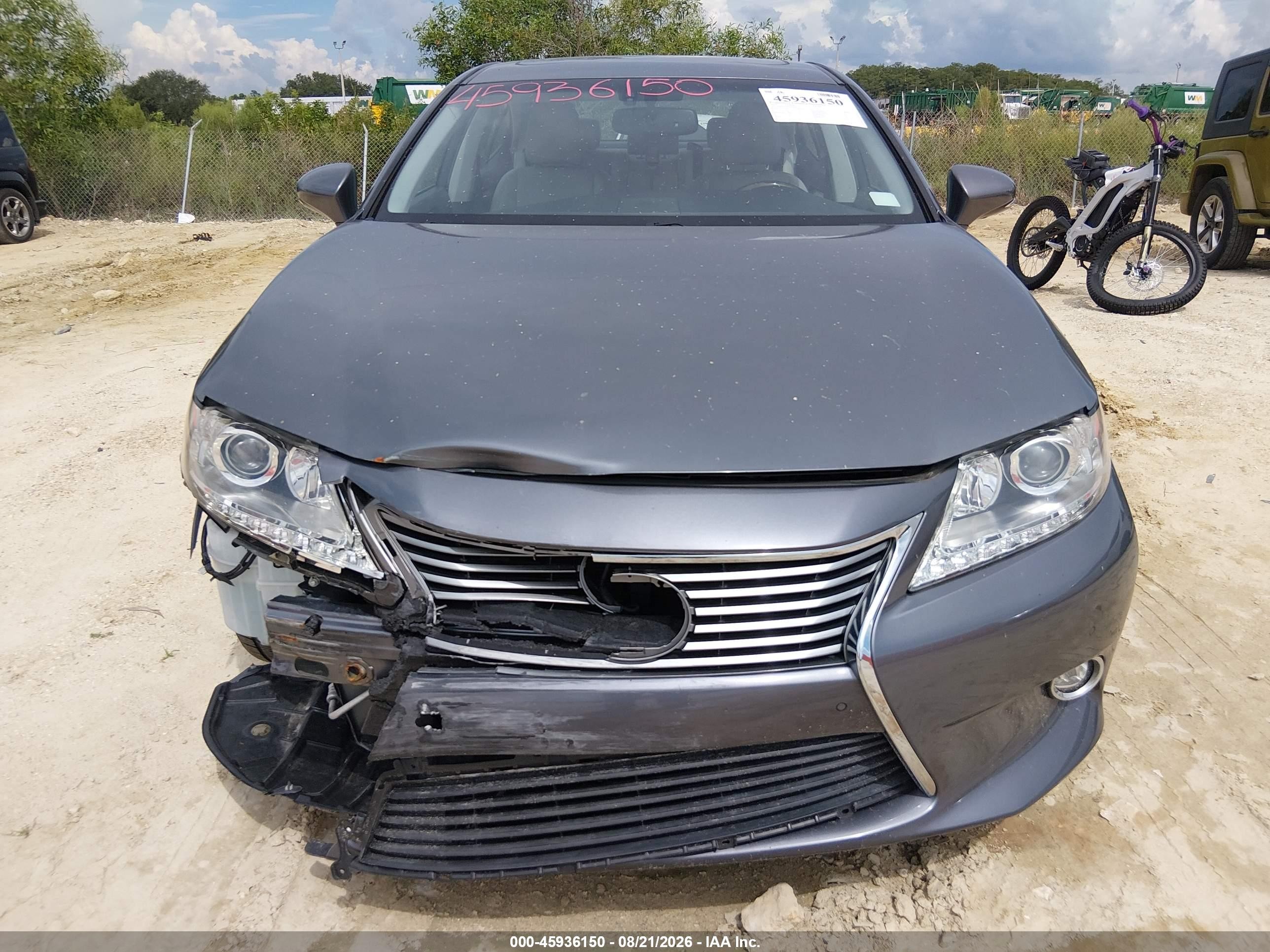 2014 Lexus Es 350   Gray vin: JTHBK1GG2E2109484