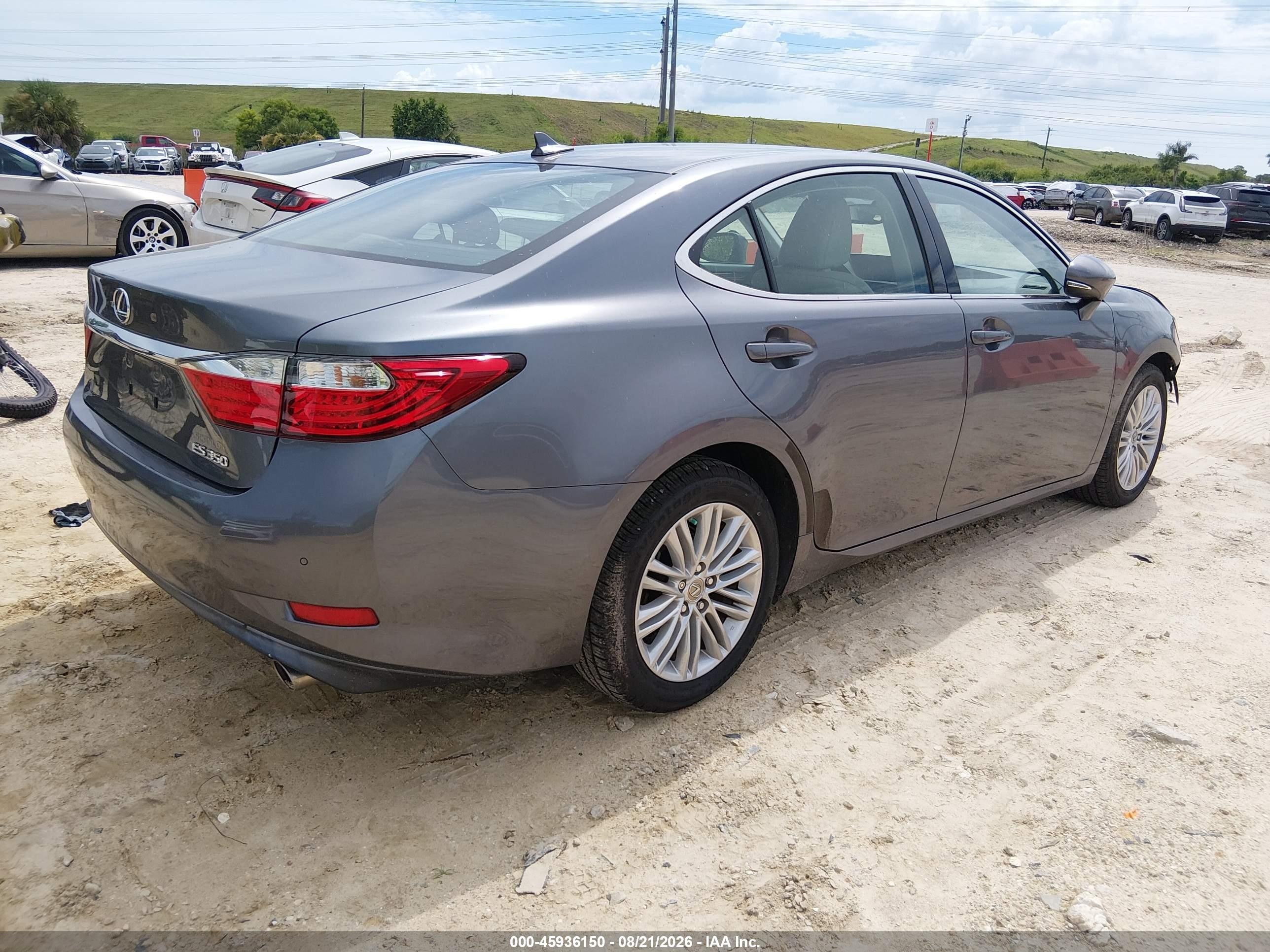 2014 Lexus Es 350   Gray vin: JTHBK1GG2E2109484