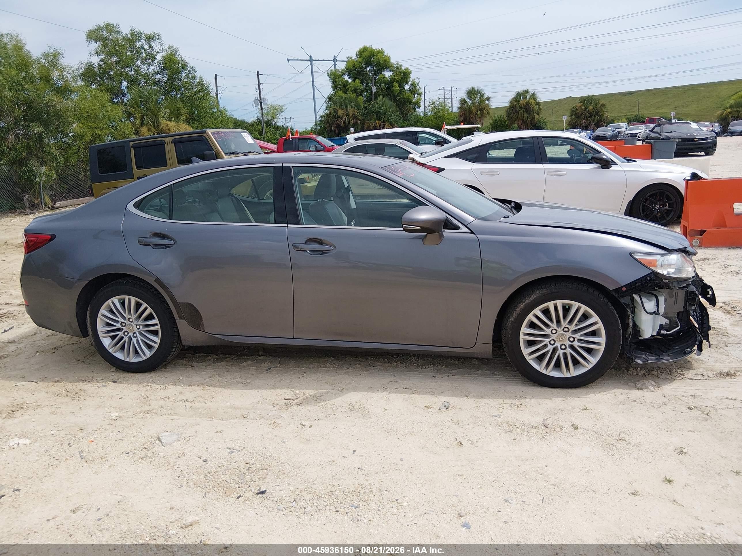 2014 Lexus Es 350   Gray vin: JTHBK1GG2E2109484