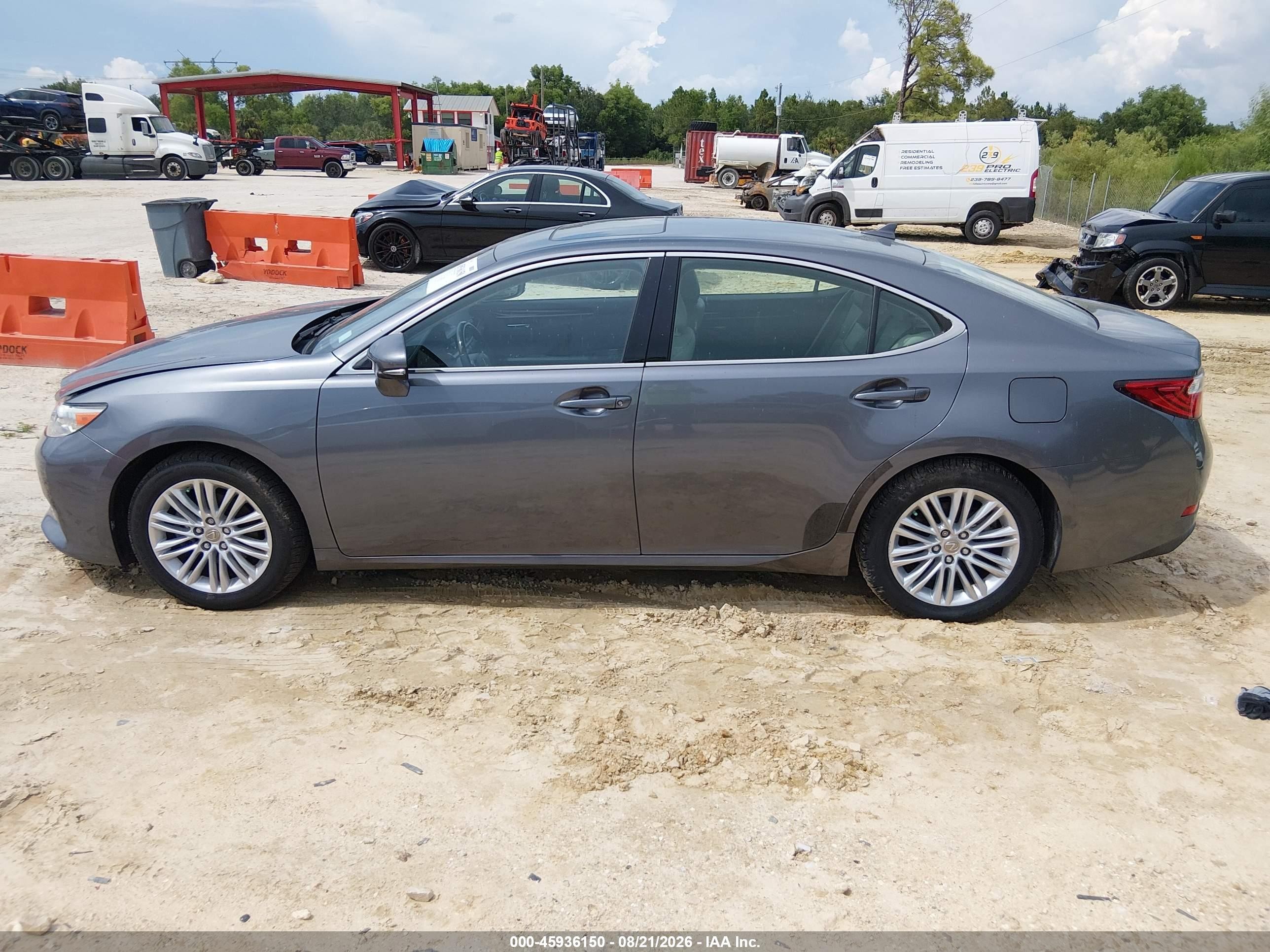2014 Lexus Es 350   Gray vin: JTHBK1GG2E2109484