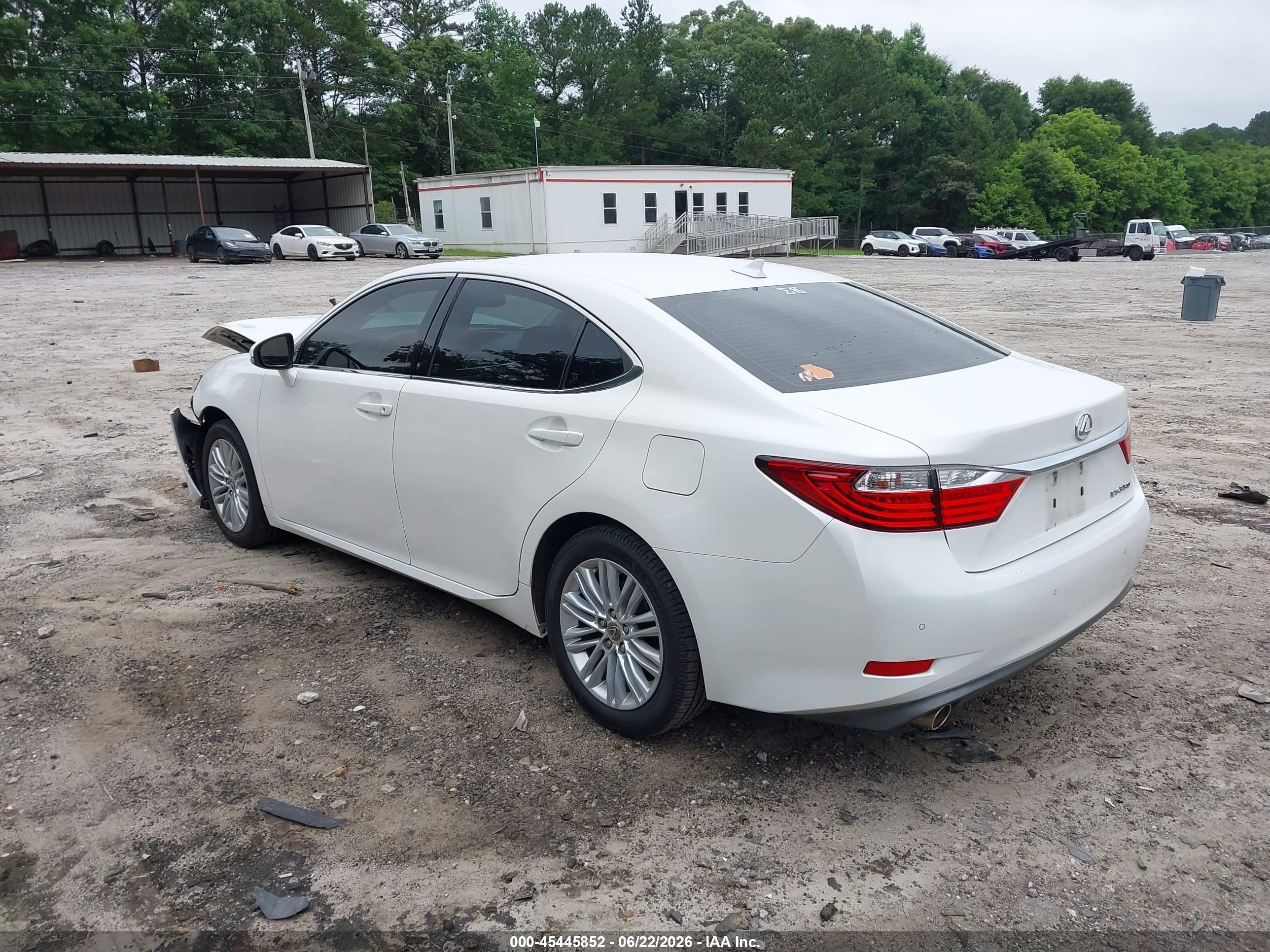 2014 Lexus Es 350 White vin: JTHBK1GG2E2135910