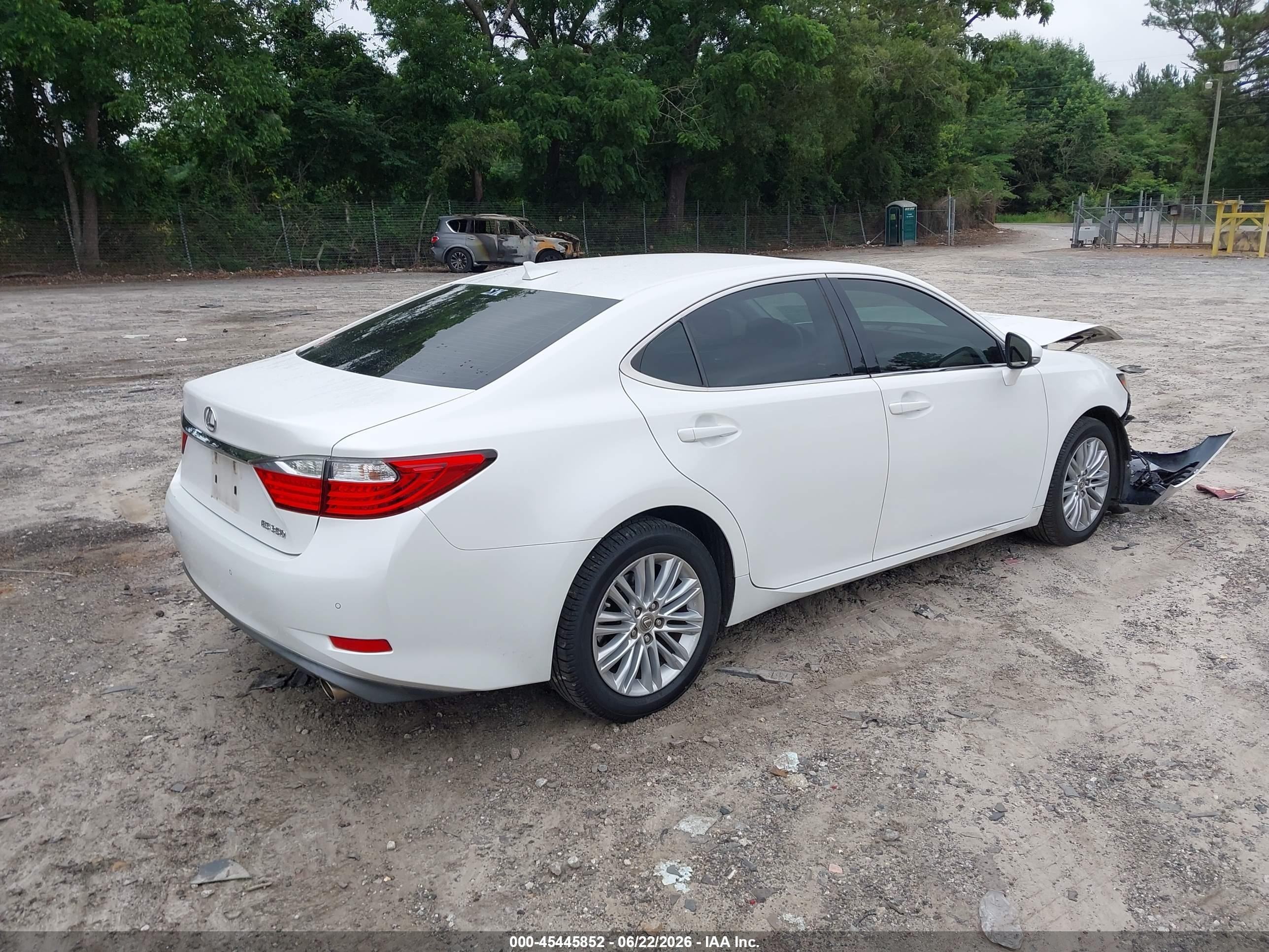 2014 Lexus Es 350 White vin: JTHBK1GG2E2135910