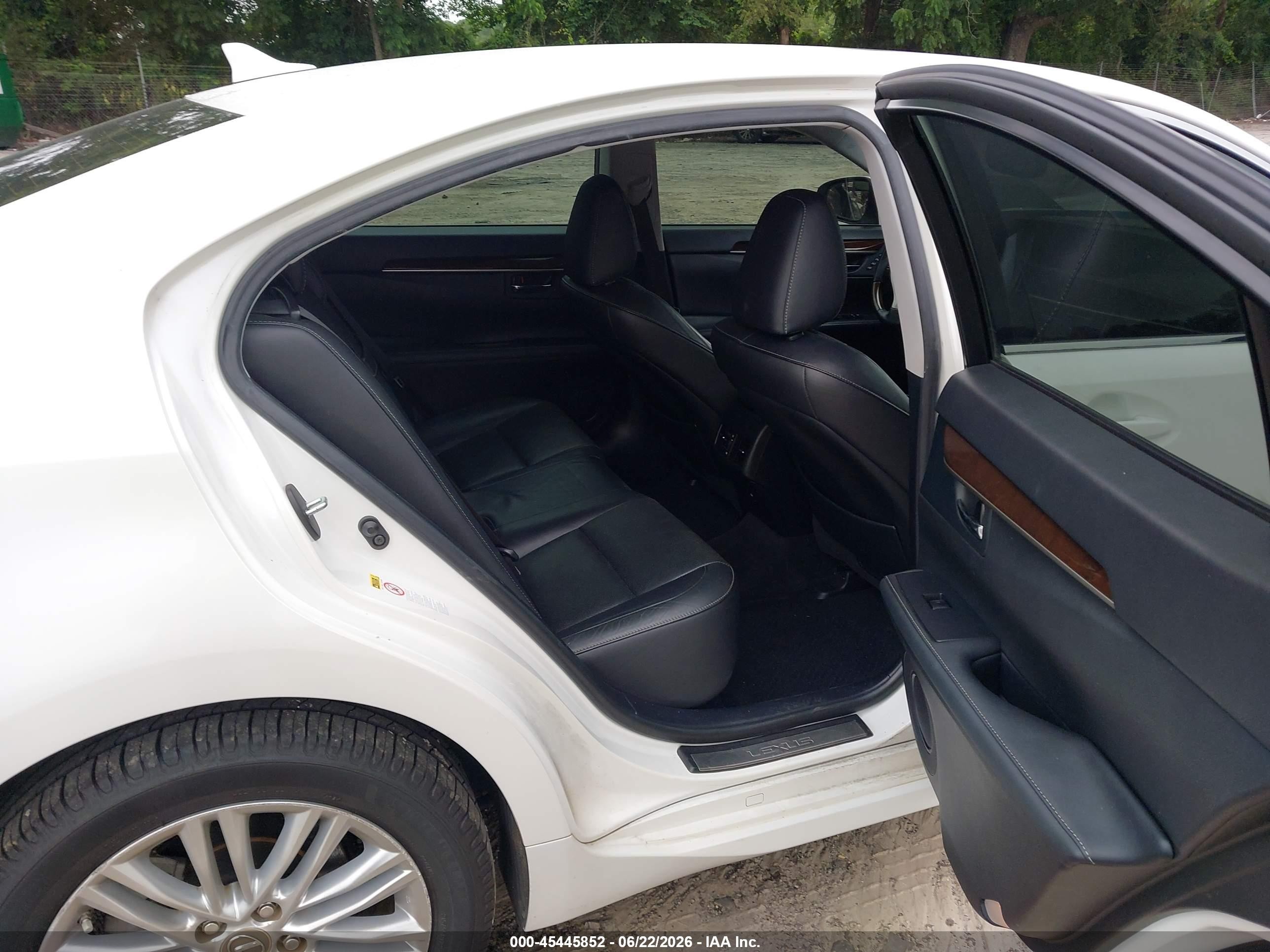 2014 Lexus Es 350 White vin: JTHBK1GG2E2135910