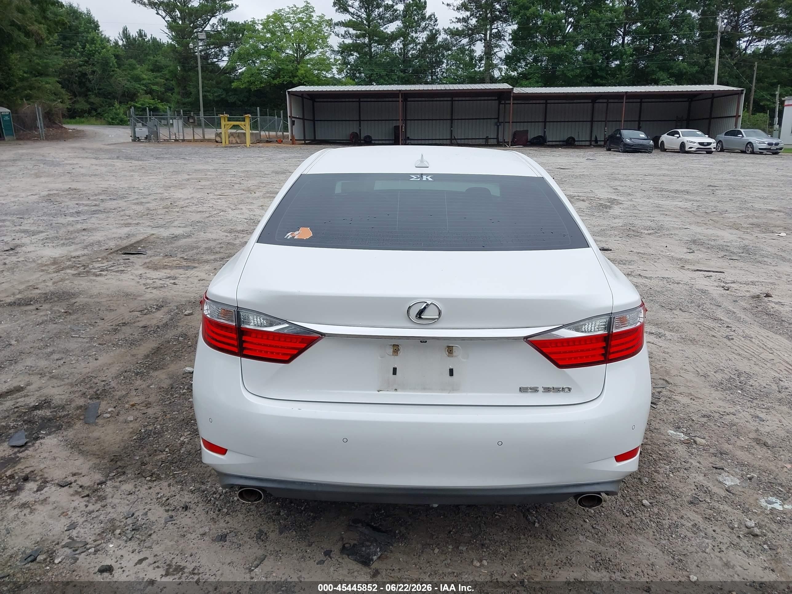 2014 Lexus Es 350 White vin: JTHBK1GG2E2135910