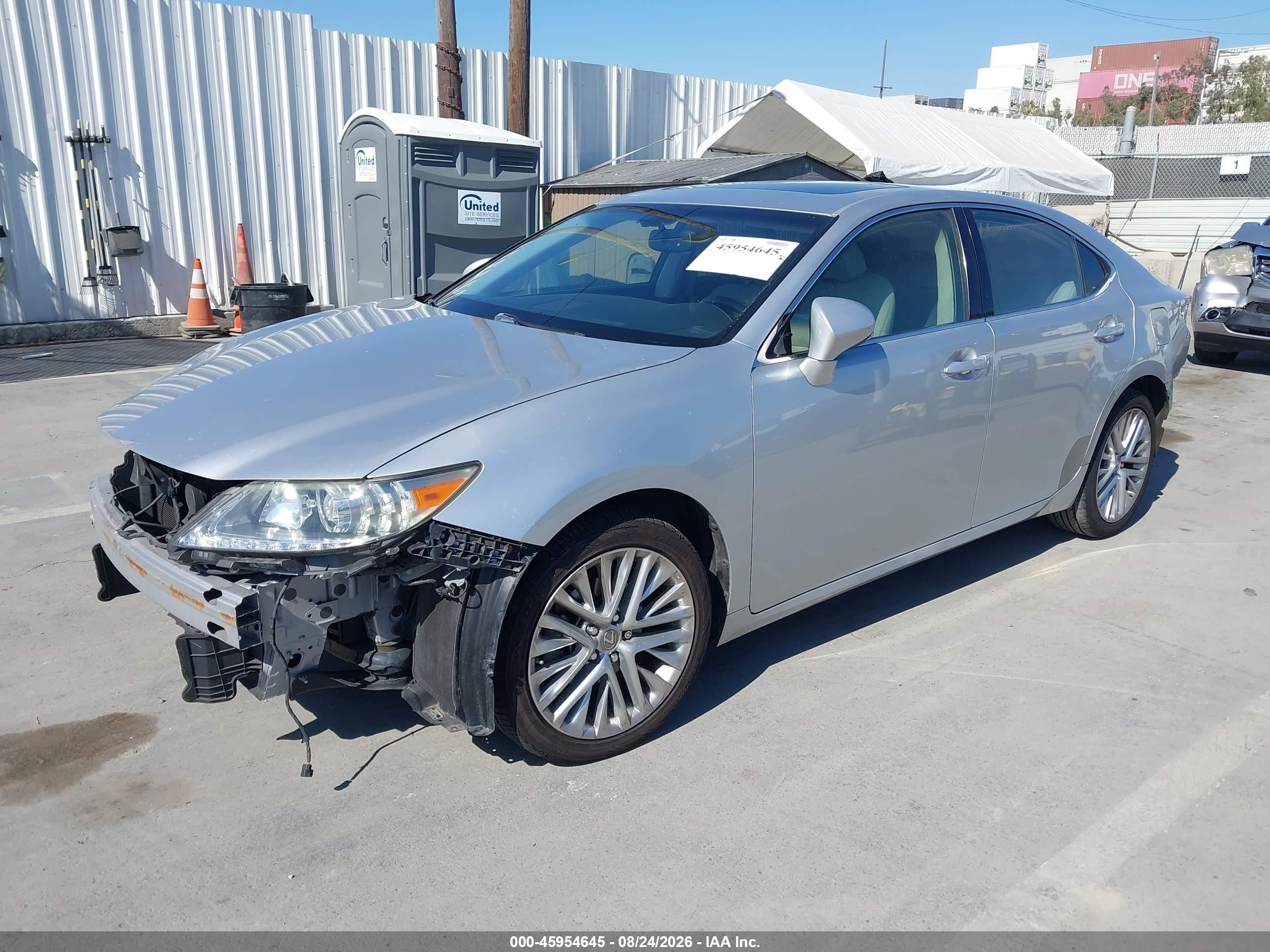 2014 Lexus Es 350 Silver vin: JTHBK1GG2E2139987