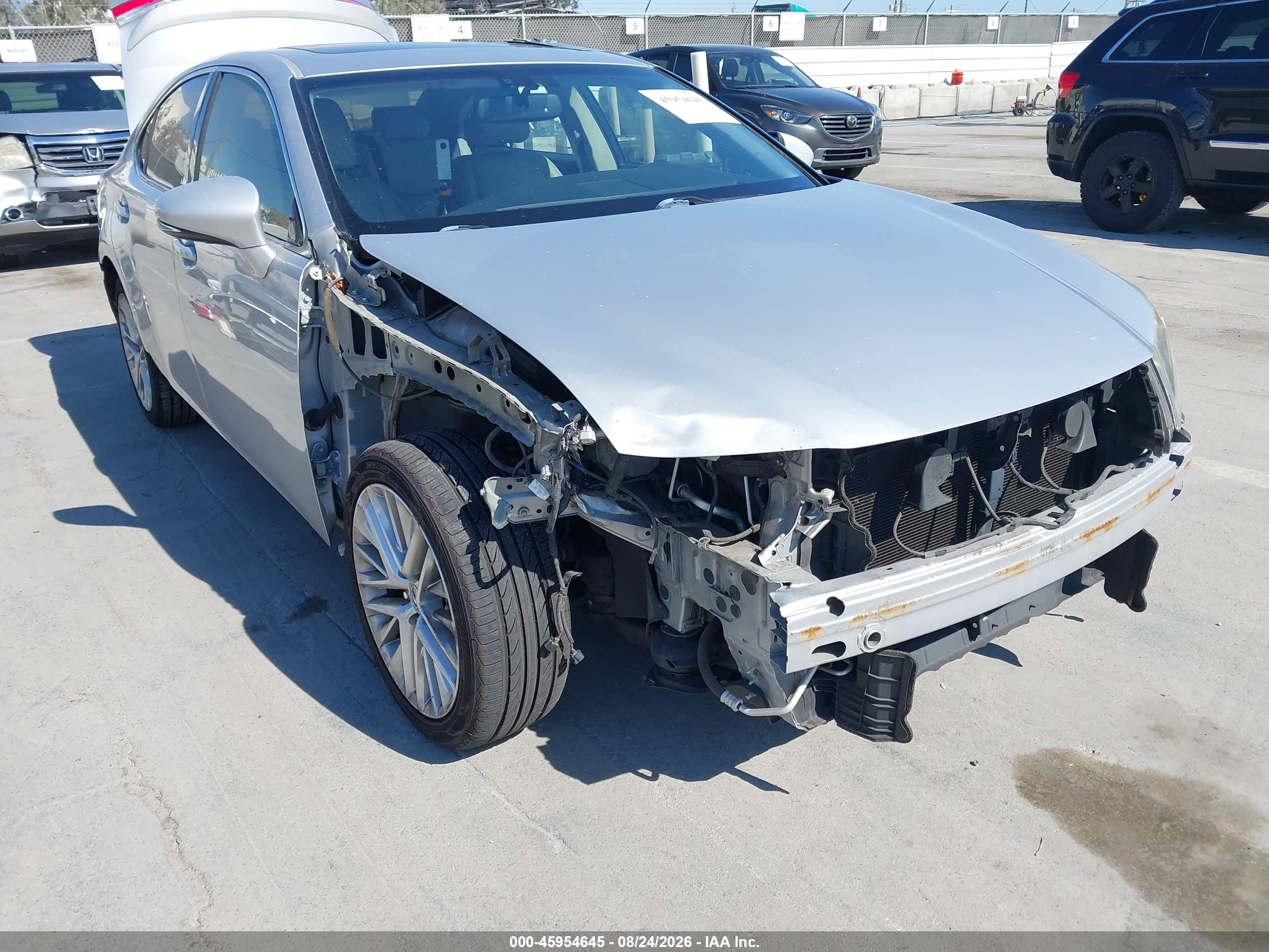 2014 Lexus Es 350 Silver vin: JTHBK1GG2E2139987