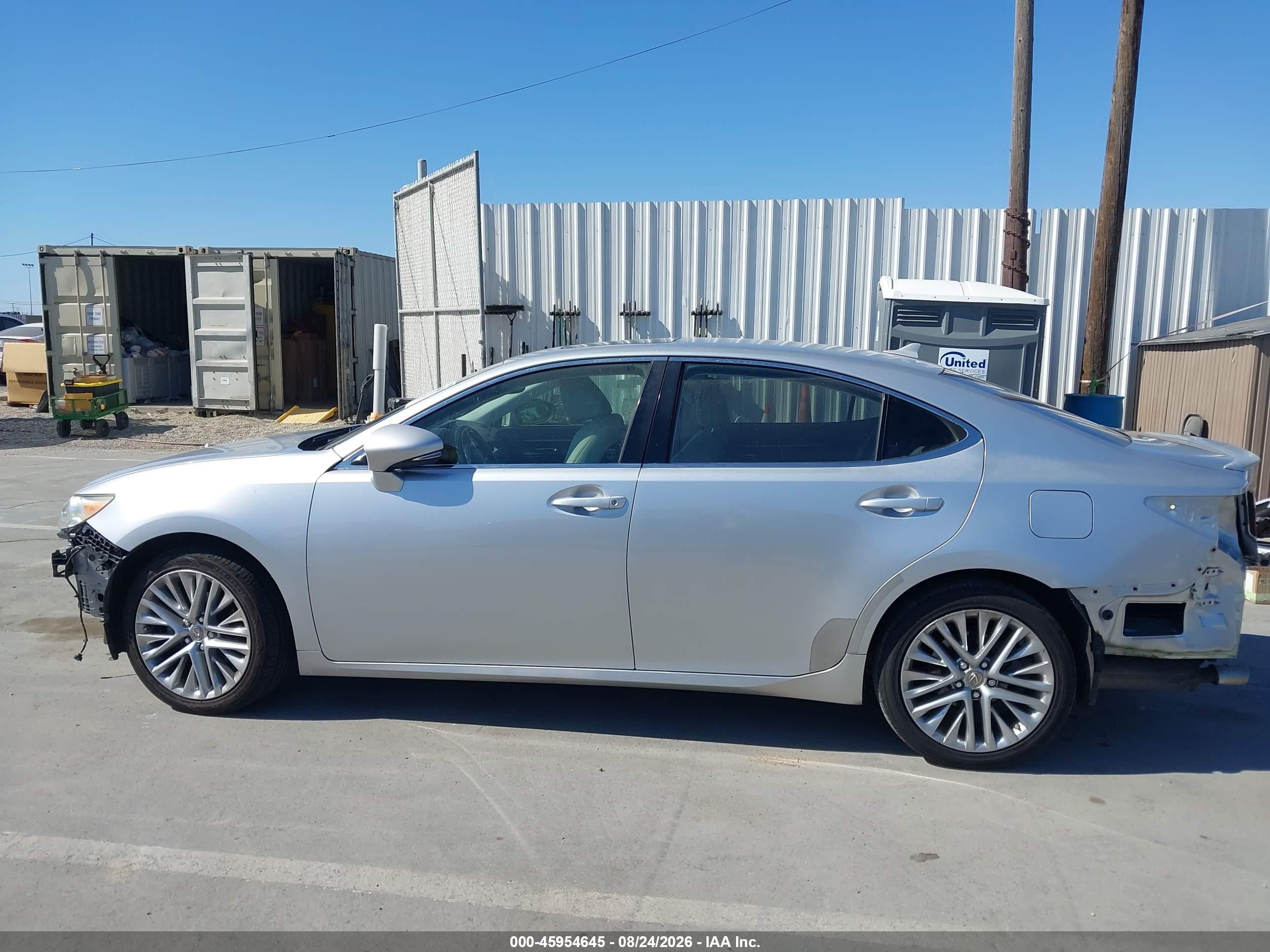 2014 Lexus Es 350 Silver vin: JTHBK1GG2E2139987