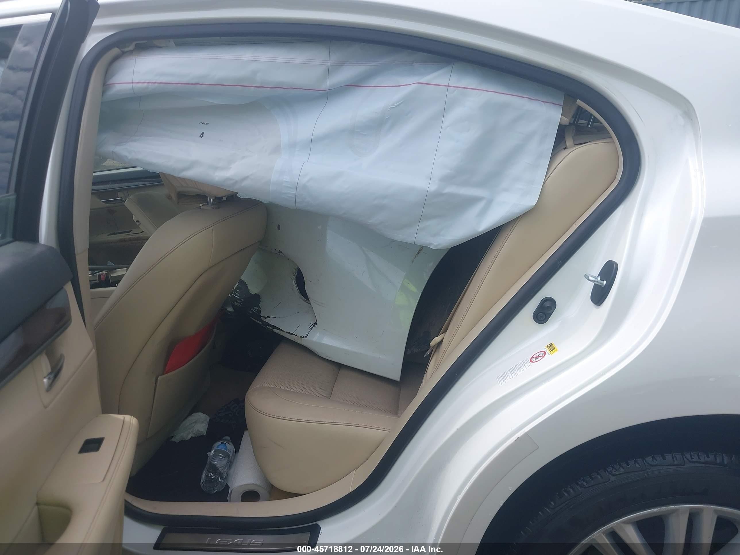 2014 Lexus Es 350 White vin: JTHBK1GG2E2144235