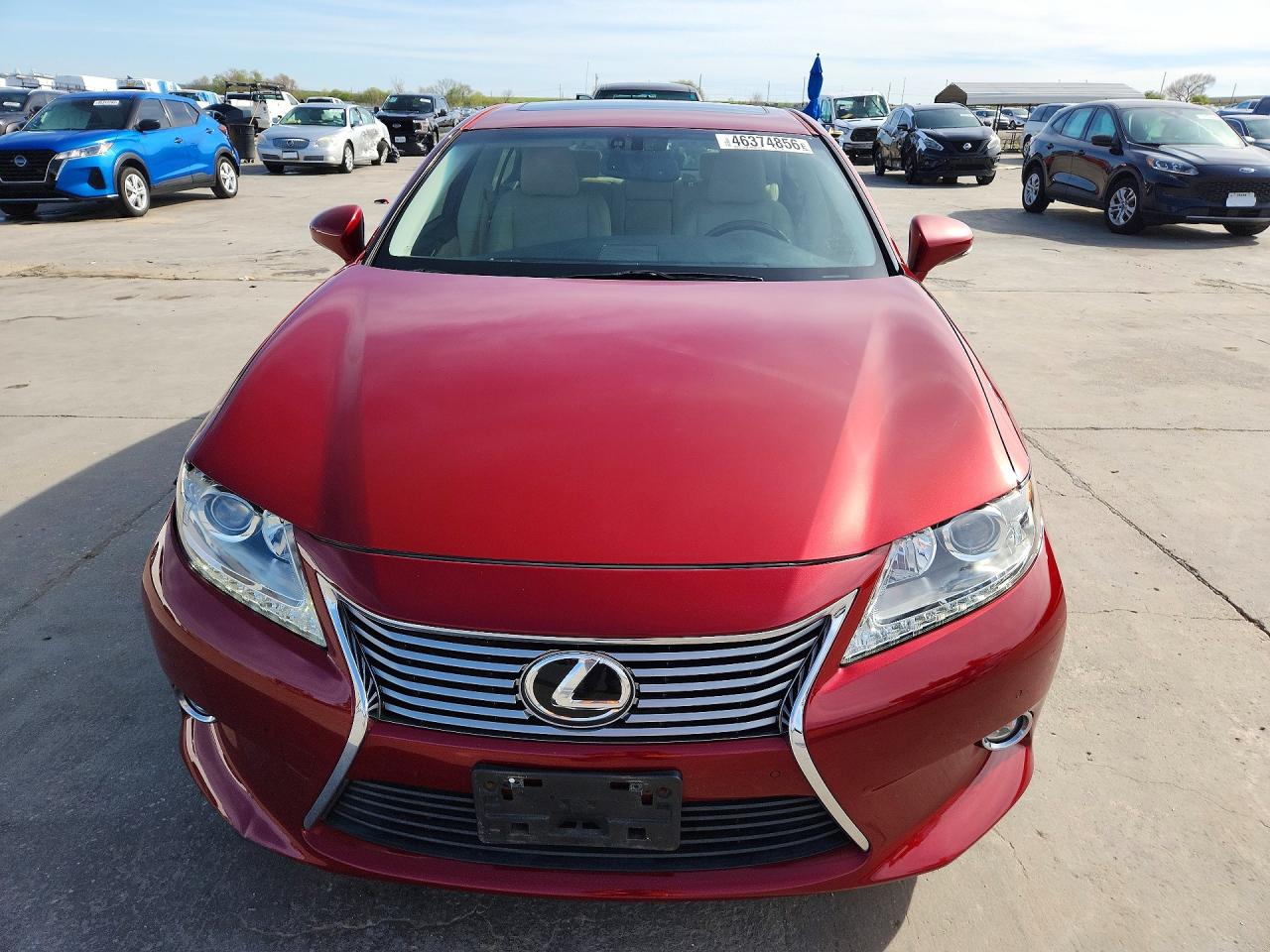 2014 Lexus Es 350 Base Maroon vin: JTHBK1GG2E2145255